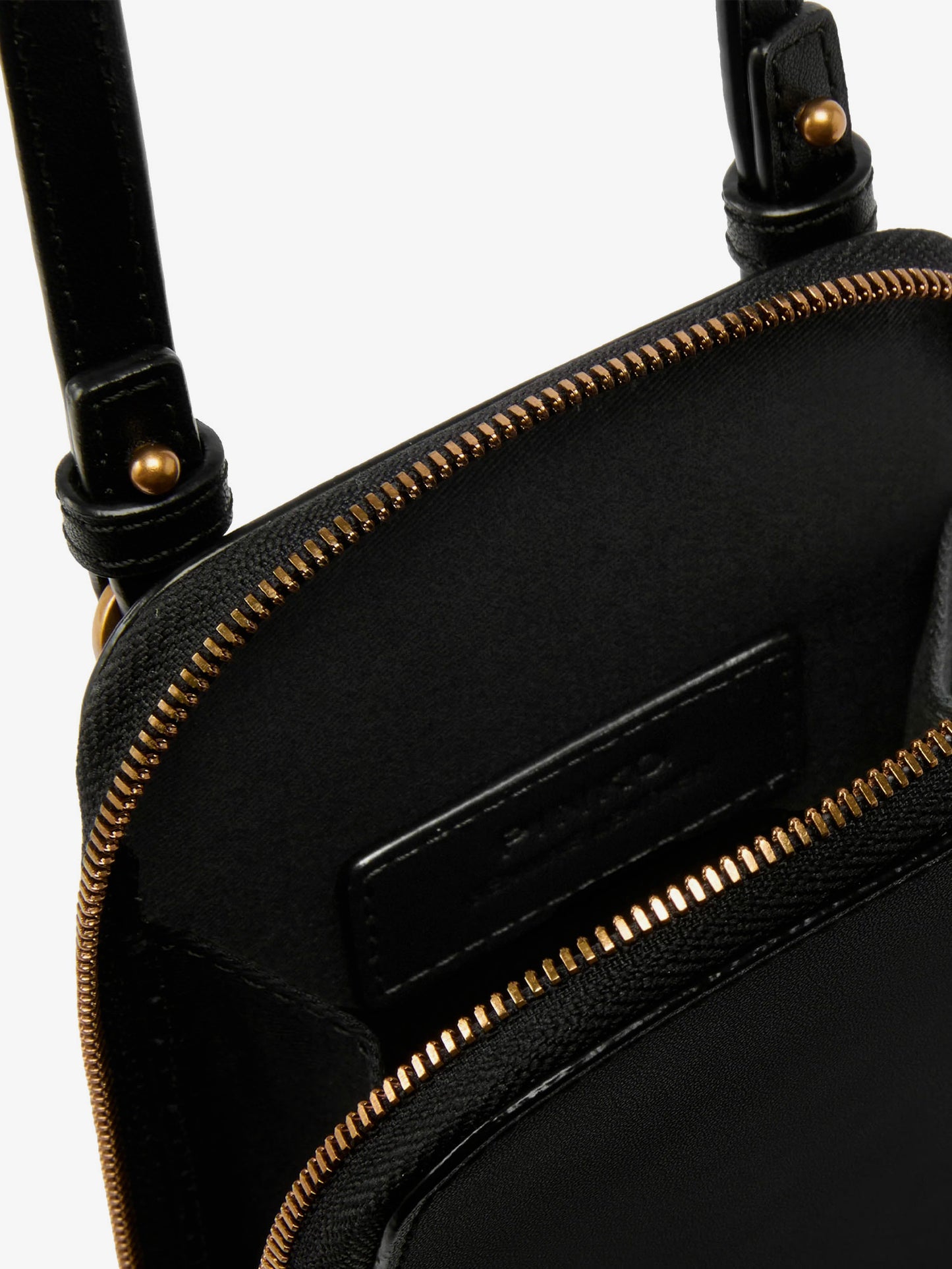 Leather smartphone case with metal Love Birds logo