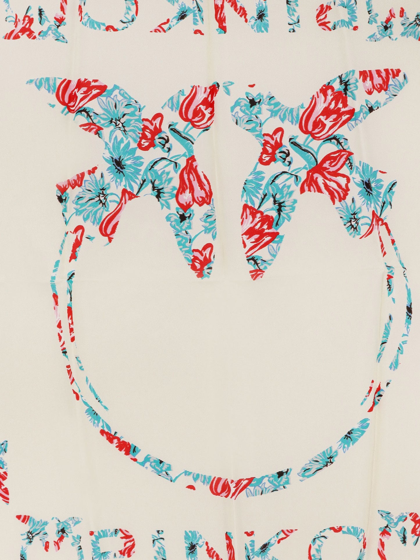 Limbo silk and viscose blend foulard with multicolor print