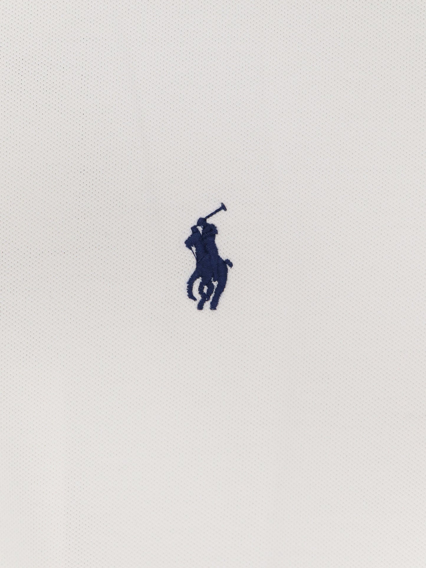 Polo in misto cotone con logo ricamato