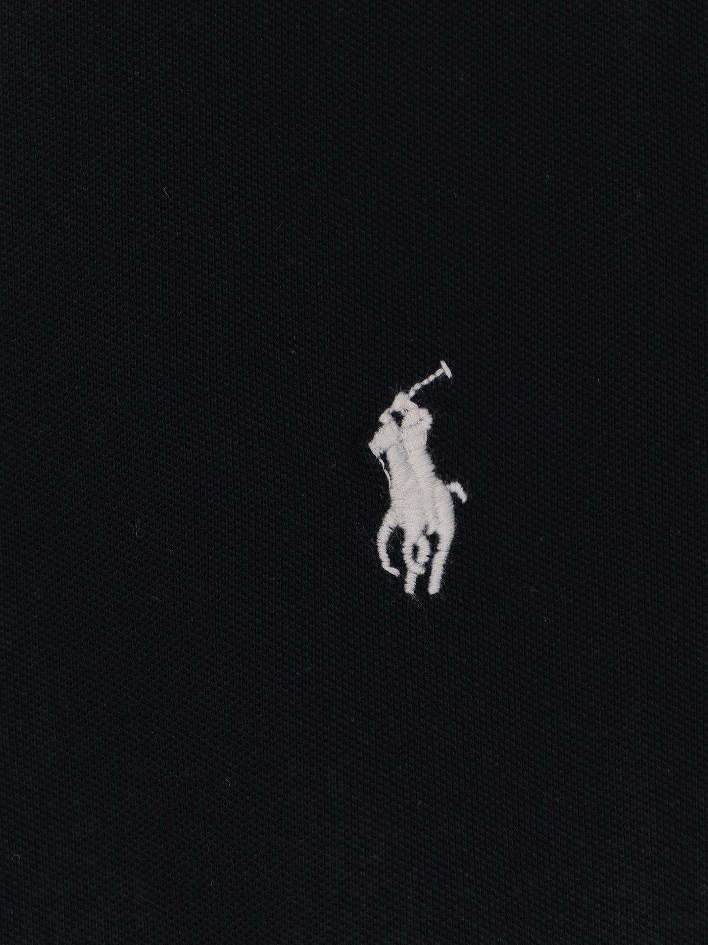 Polo in misto cotone con logo ricamato