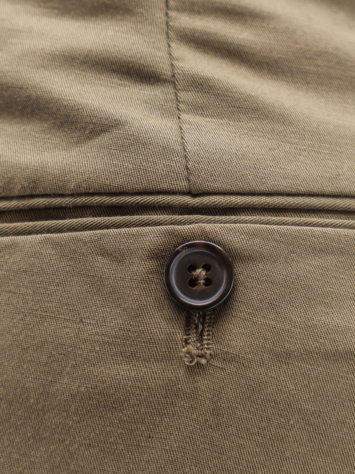 Michael Reworked linen and cotton trousers