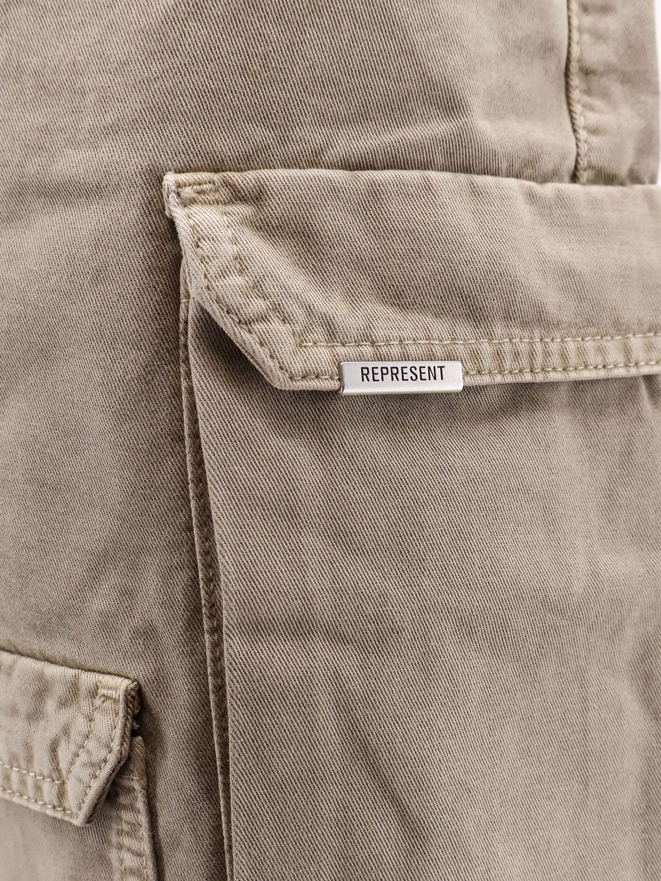 Cotton cargo bermuda shorts