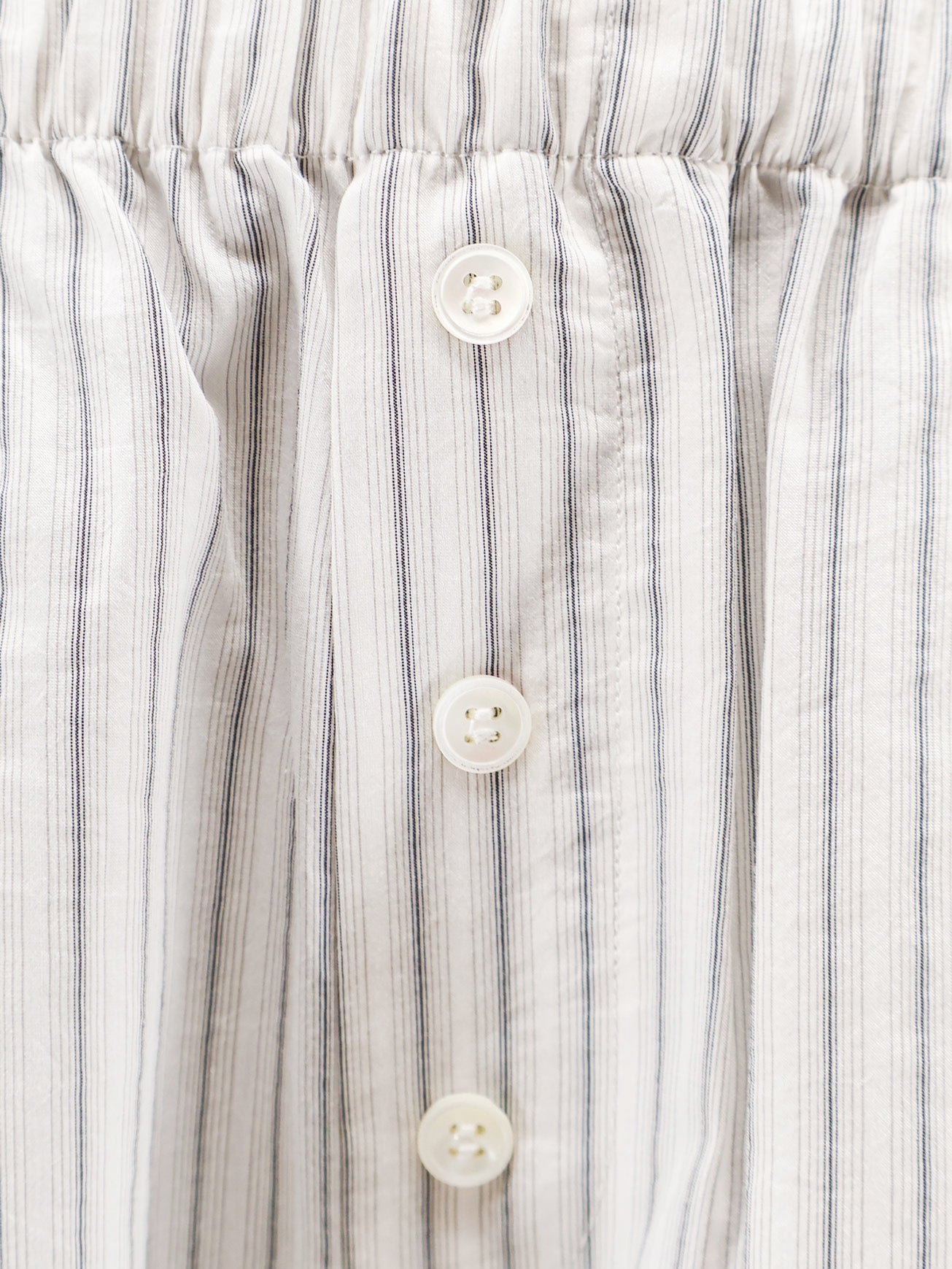 Silk trousers with striped pattern