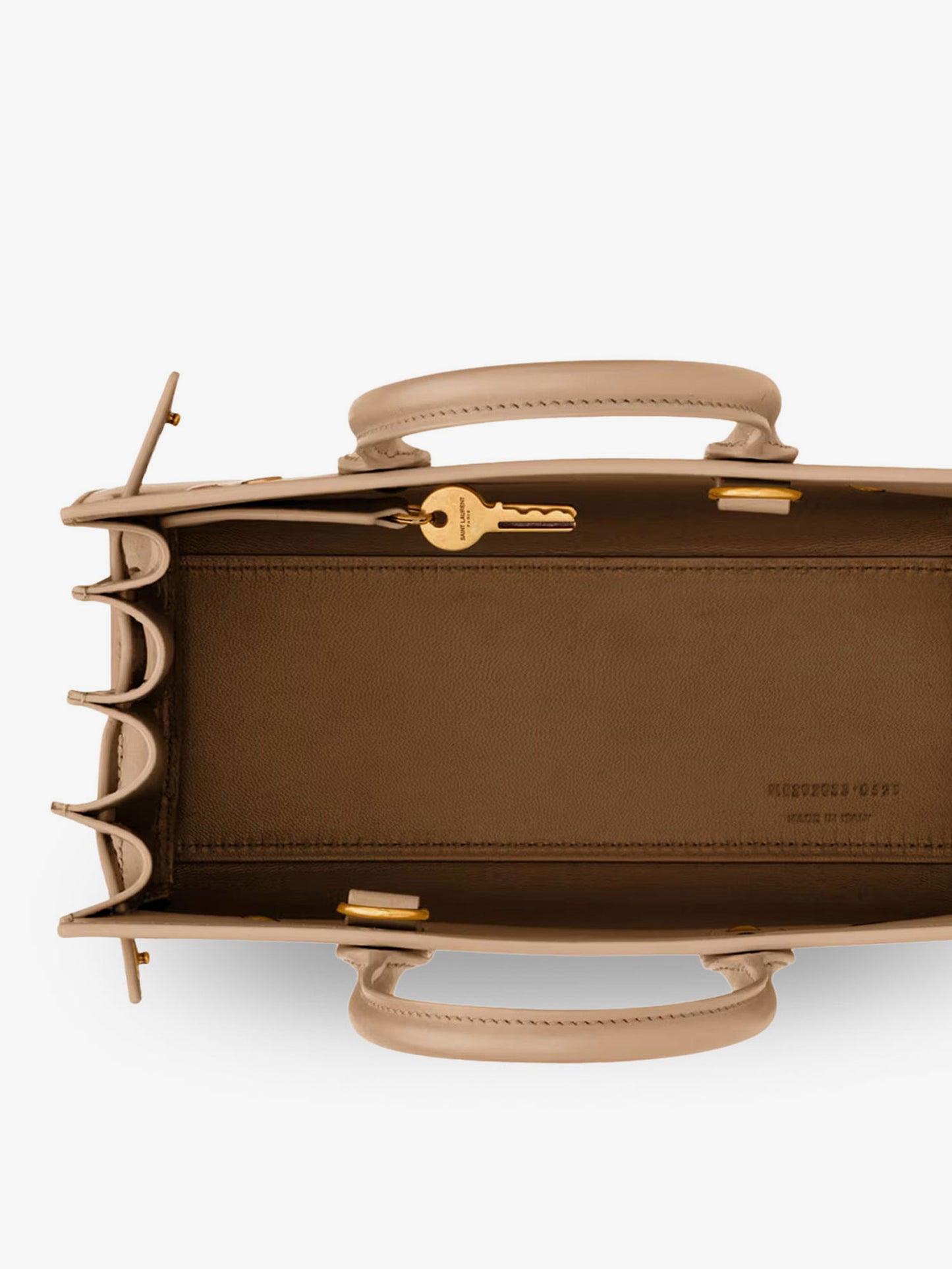 Sac de Jour Nano leather crossbody bag