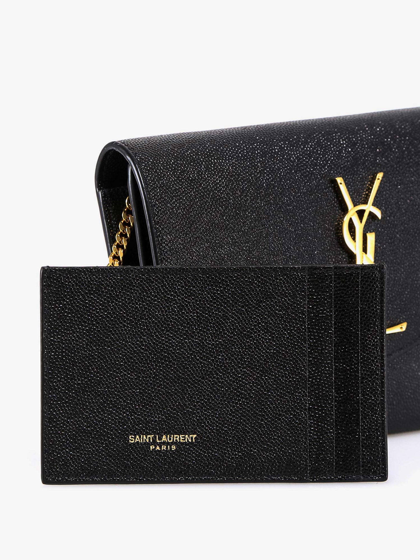 Leather crossbody bag with metal Cassandre logo