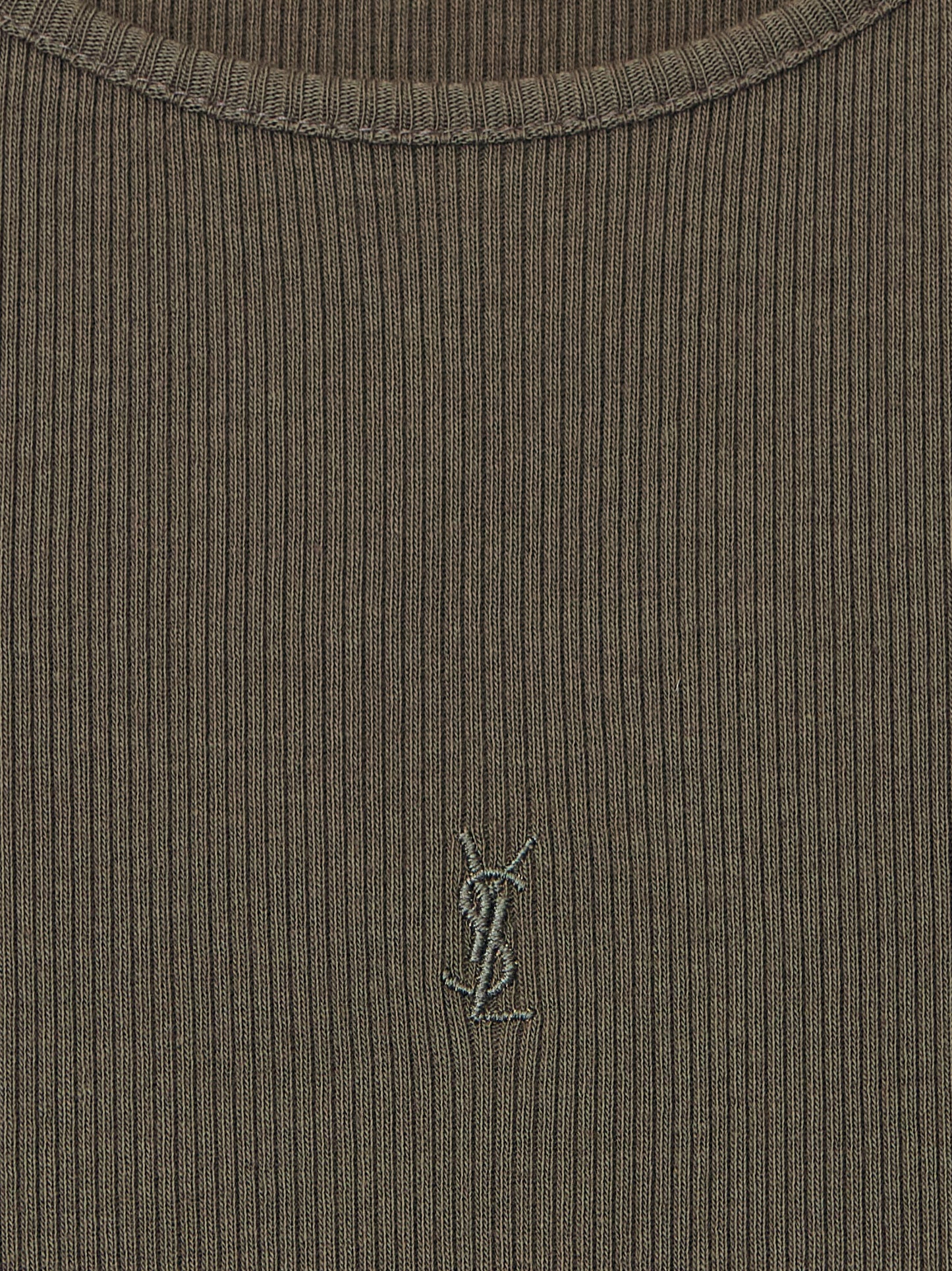 Ribbed cotton top