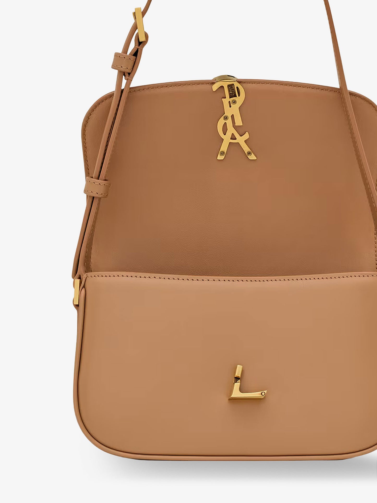 Solferino leather shoulder bag