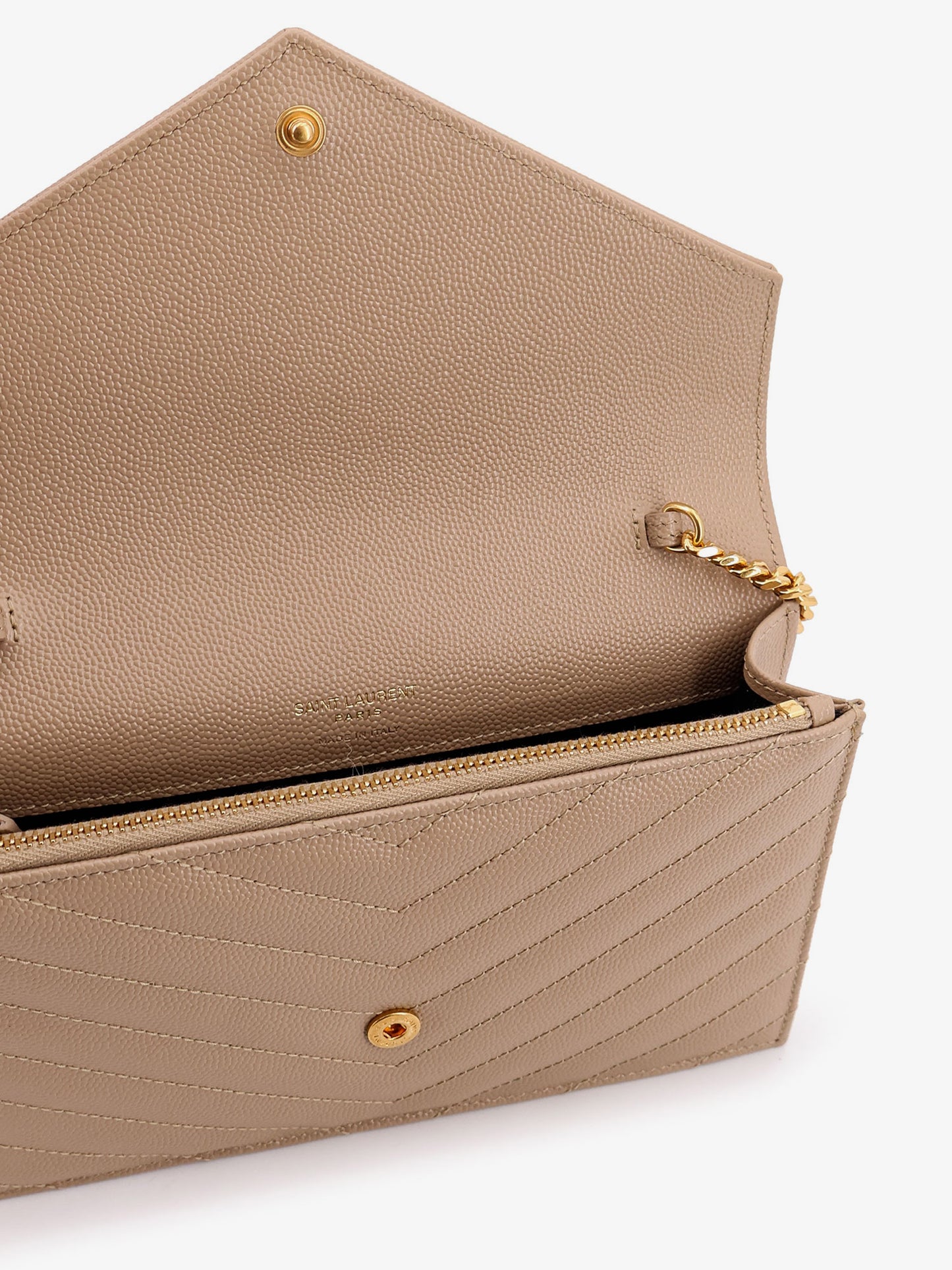 Leather crossbody bag with metal Cassandra logo