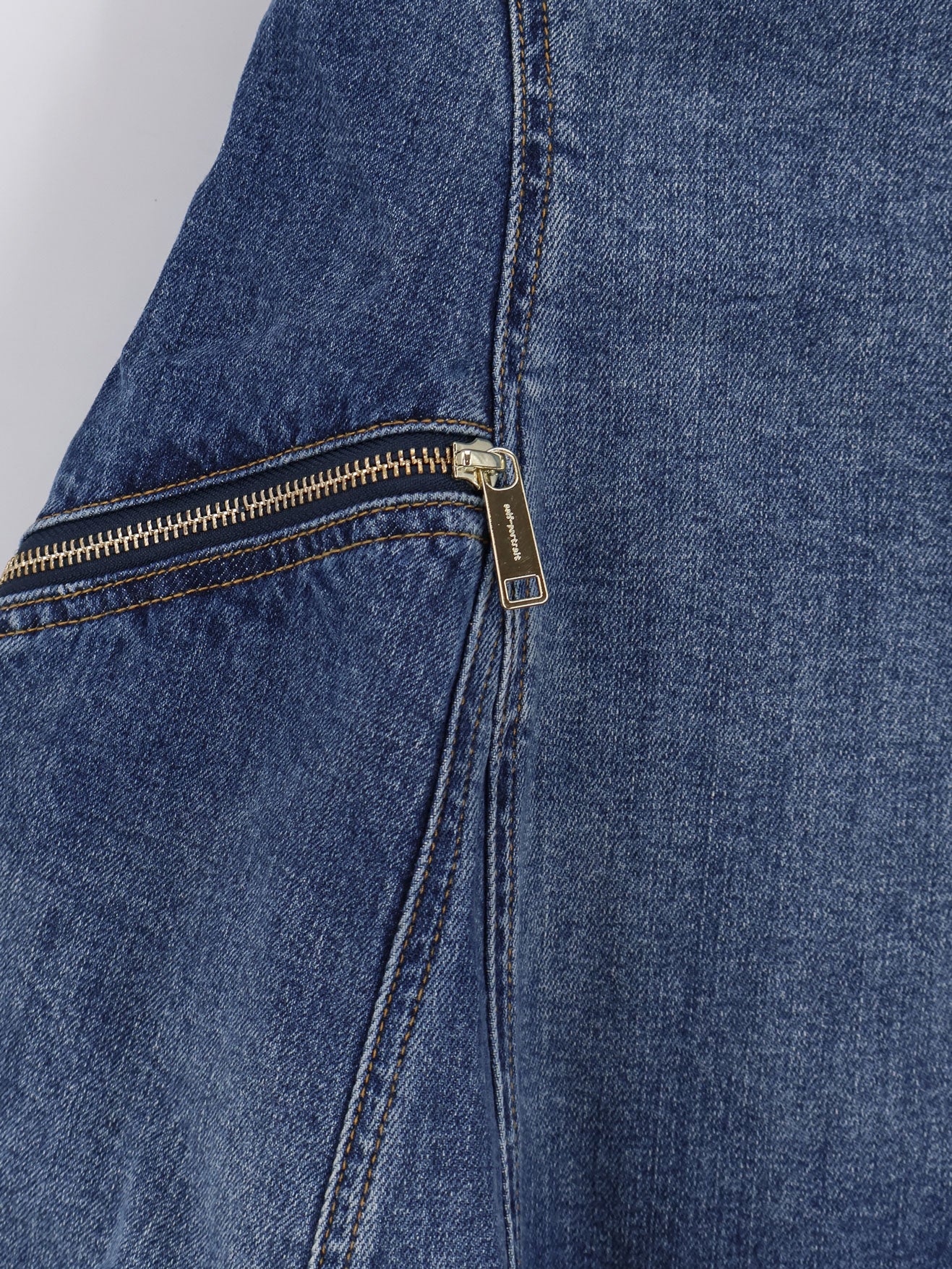 Vestito Mini Flared in denim