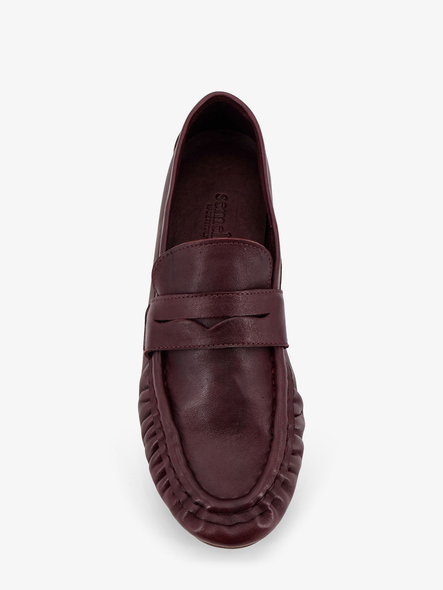 Leather loafers
