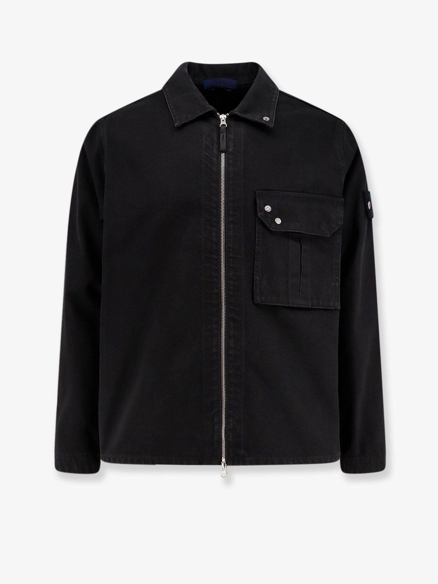 Black canvas shirt/jacket STONE ISLAND DENIM RESEARCH - Nugnes1920