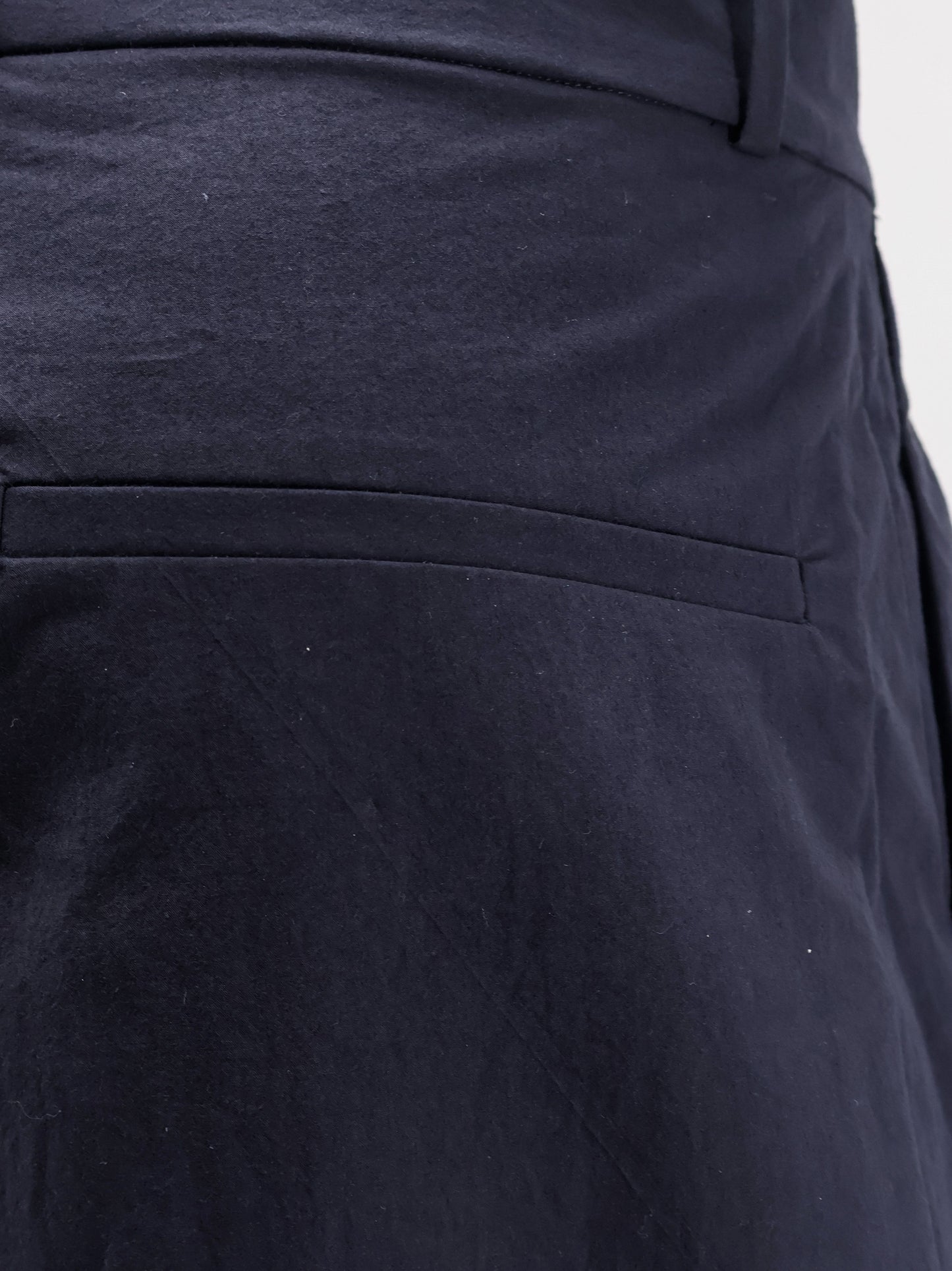 Oversize cotton trousers