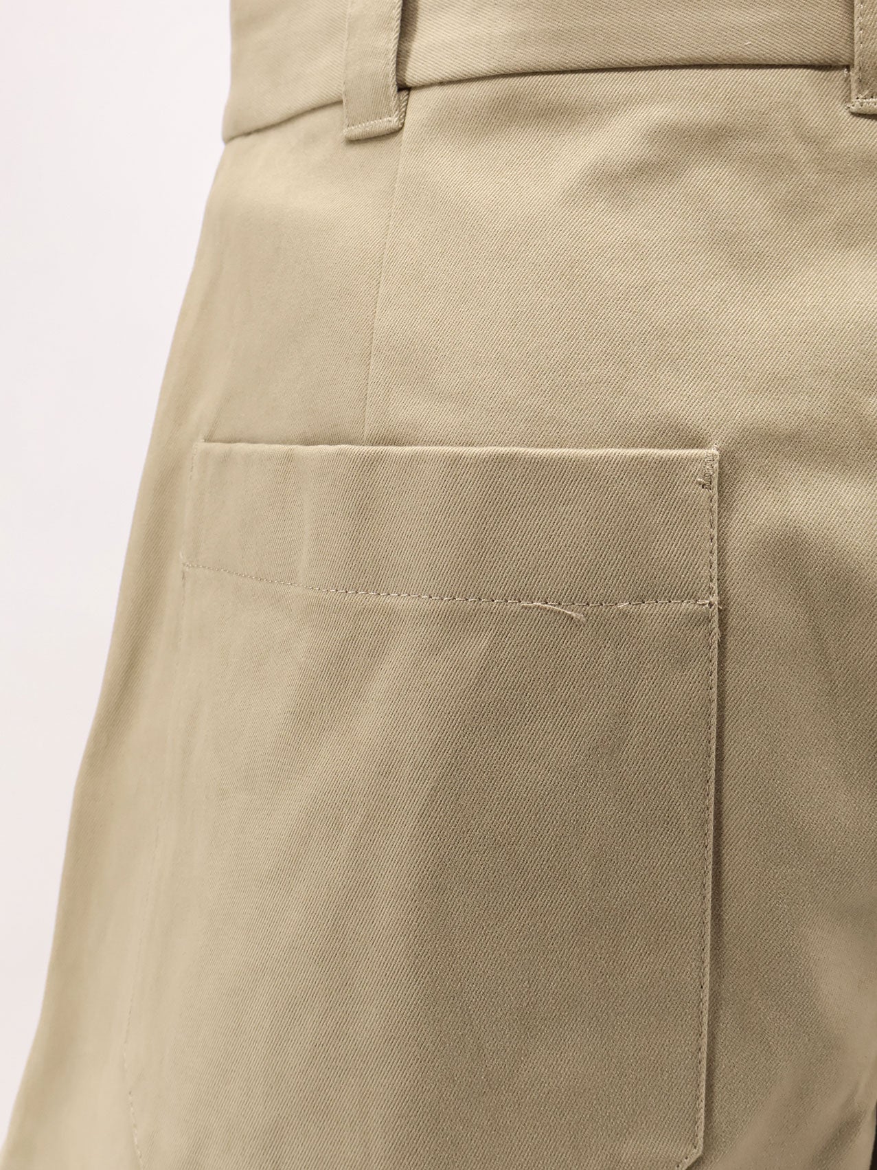Pantaloni vita alta in cotone