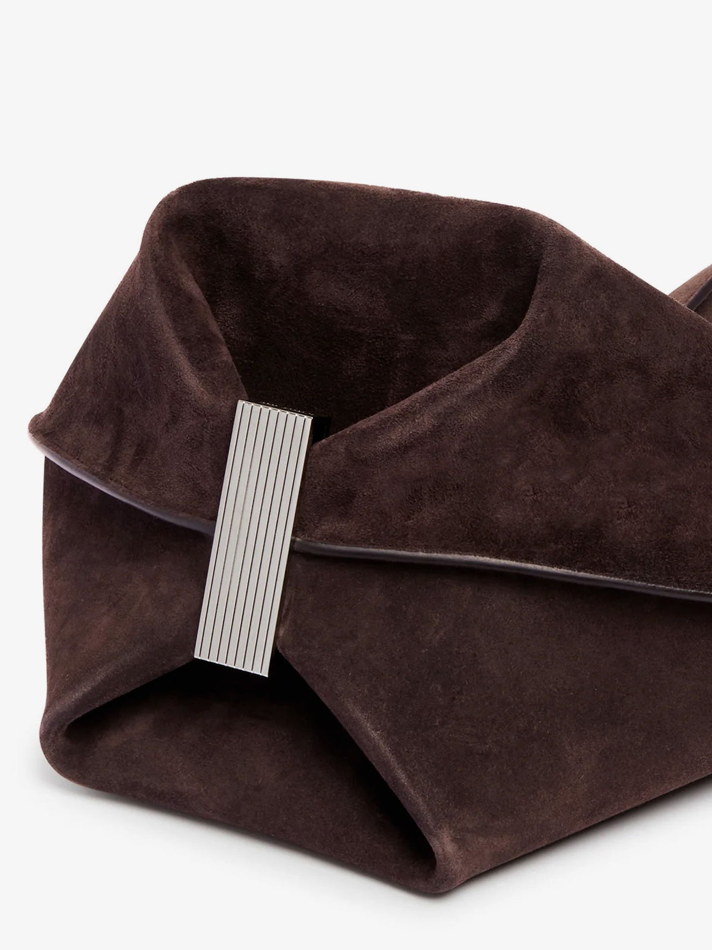 La Scoop suede shoulder bag