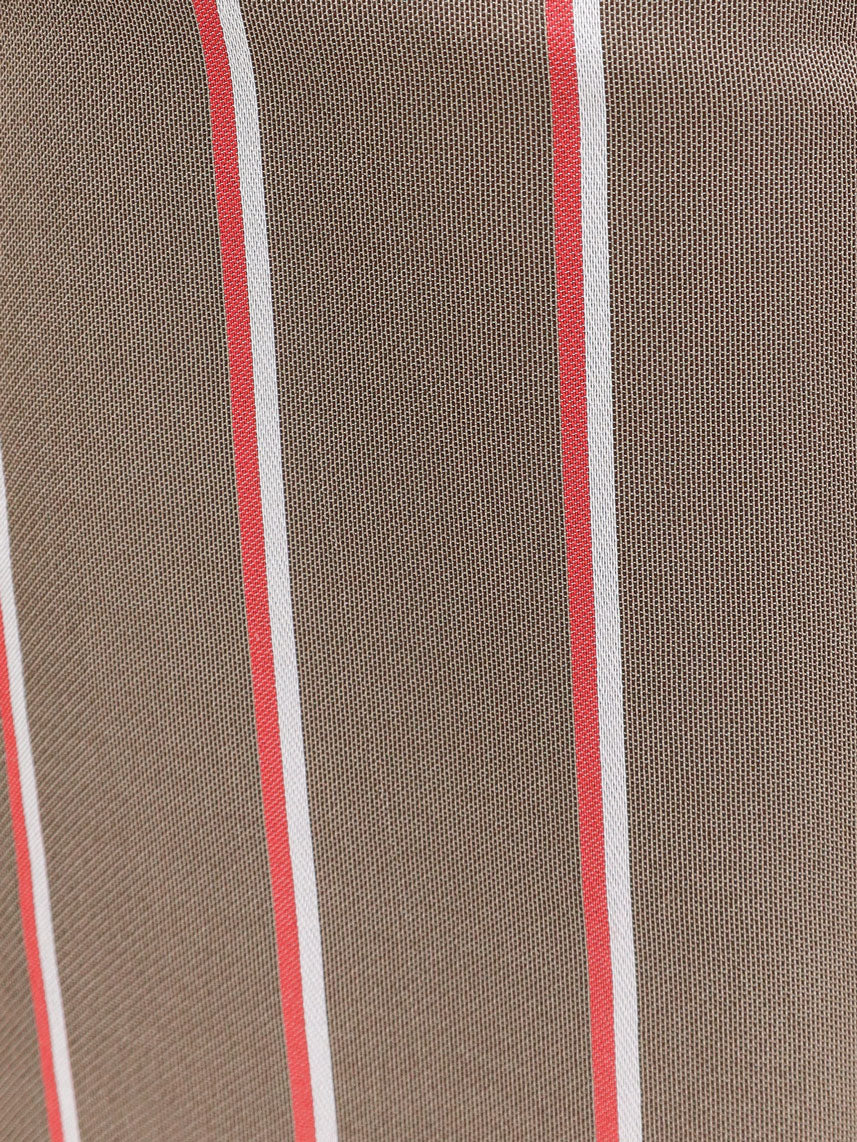 Viscose and silk blend trousers