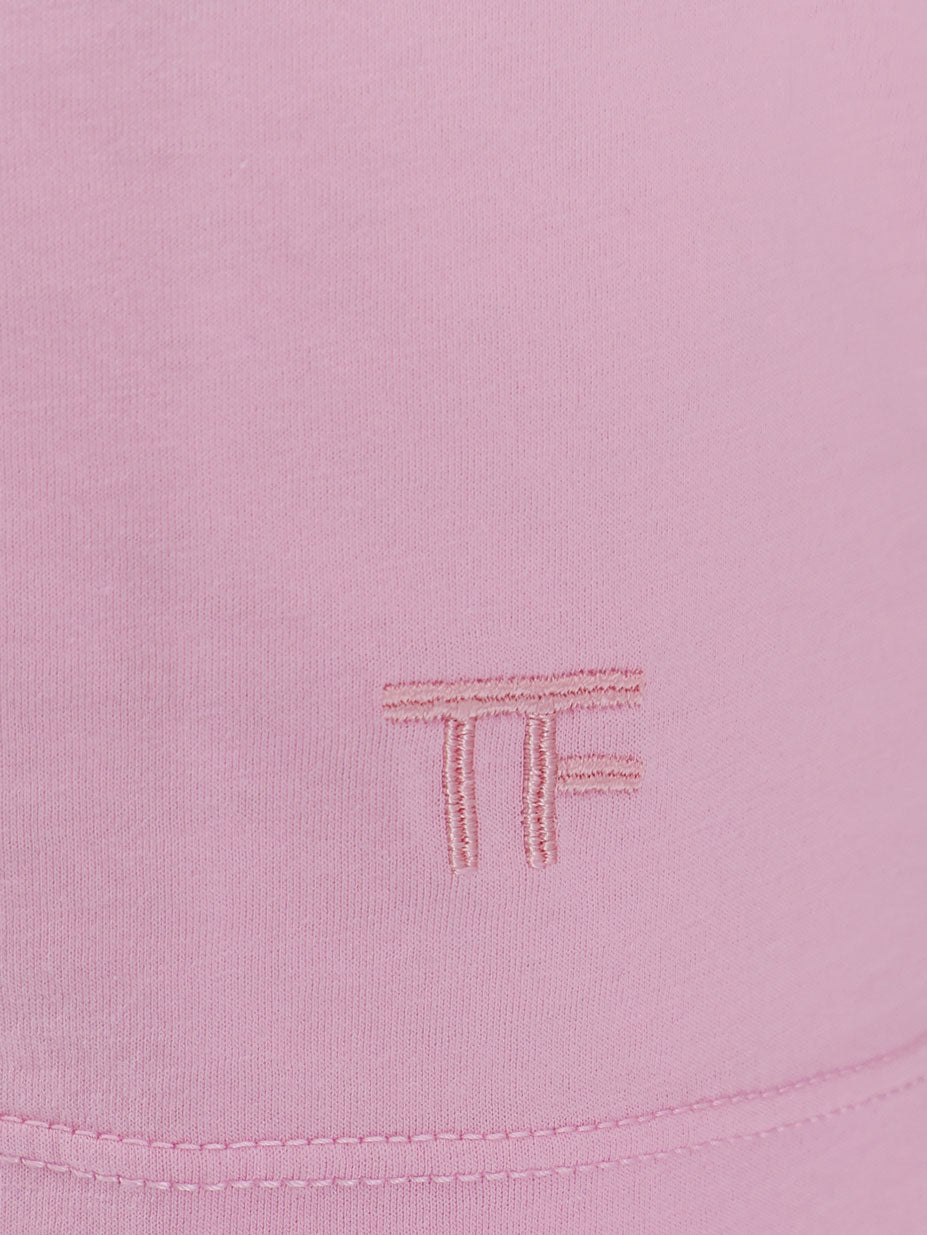 Cotton and silk t-shirt