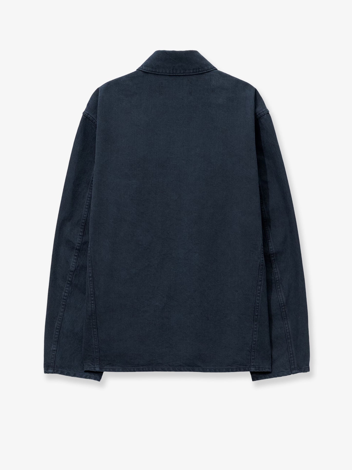 Cotton jacket with denim effect