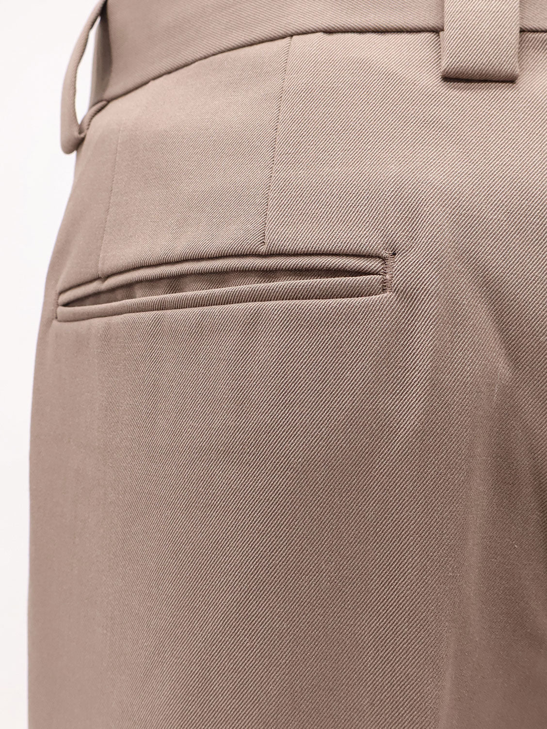 Wool blend trousers with frontal pinces