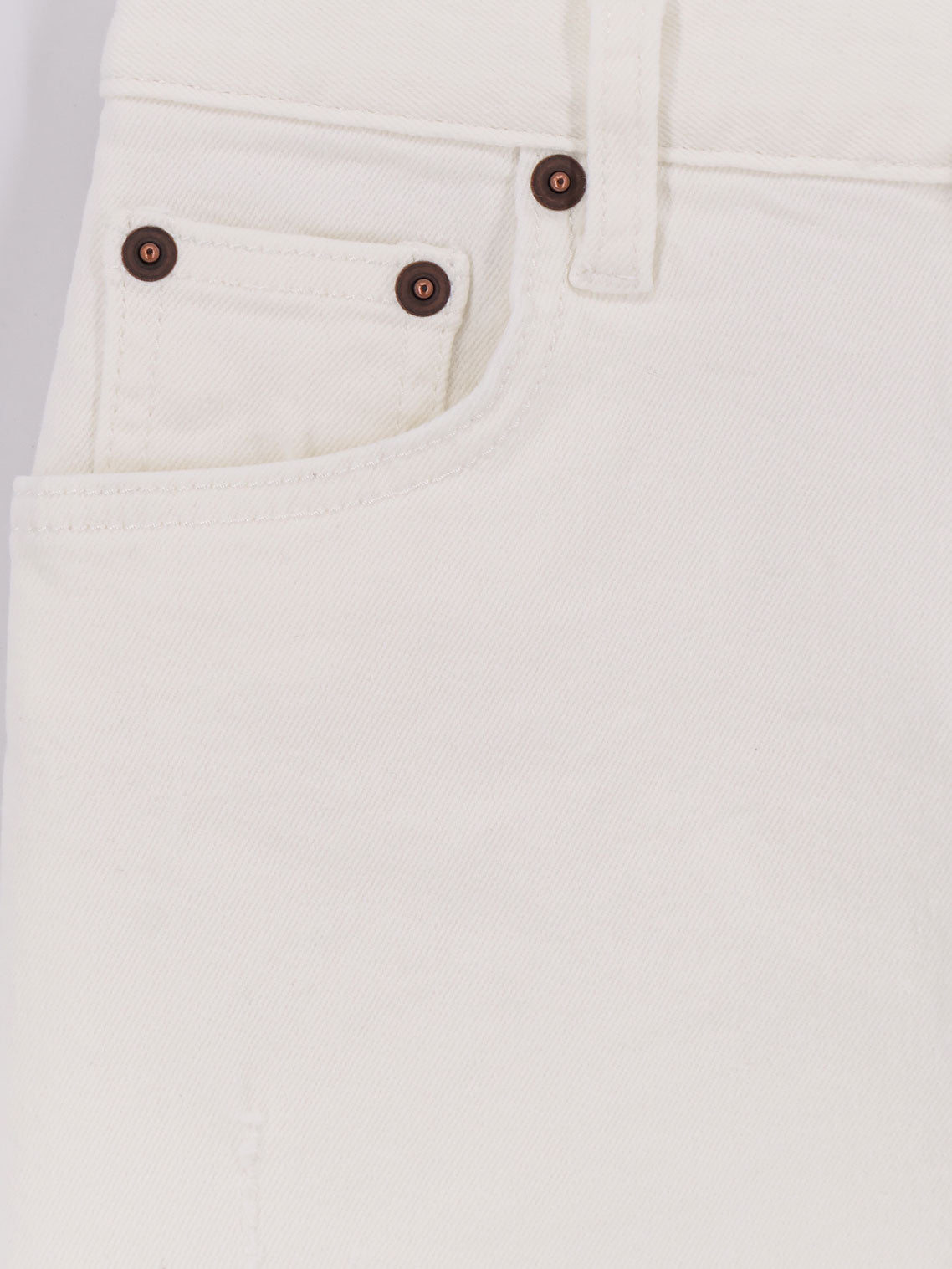 Cotton skirt with rippings detail