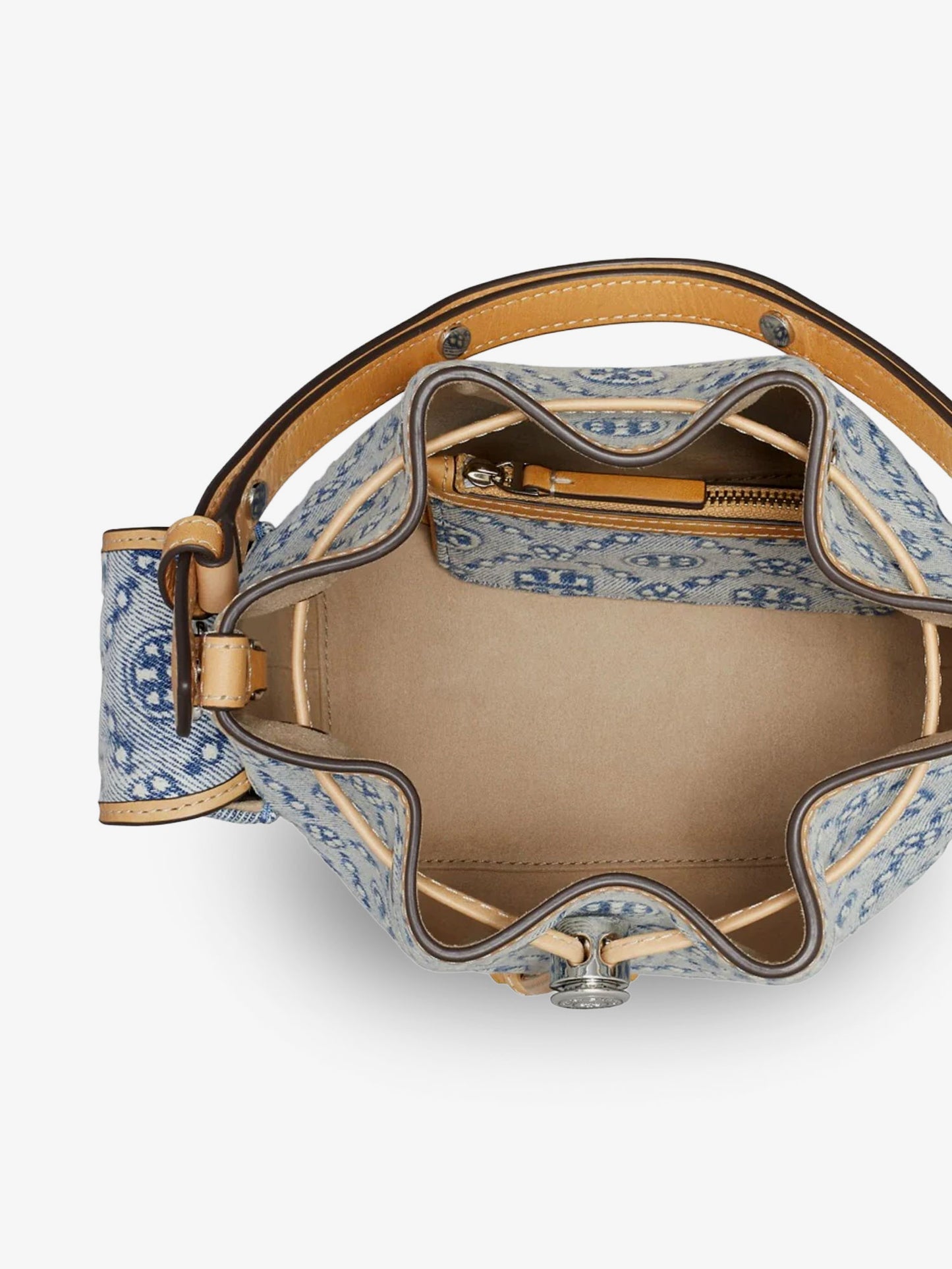 T-Monogram coated canvas bucket bag