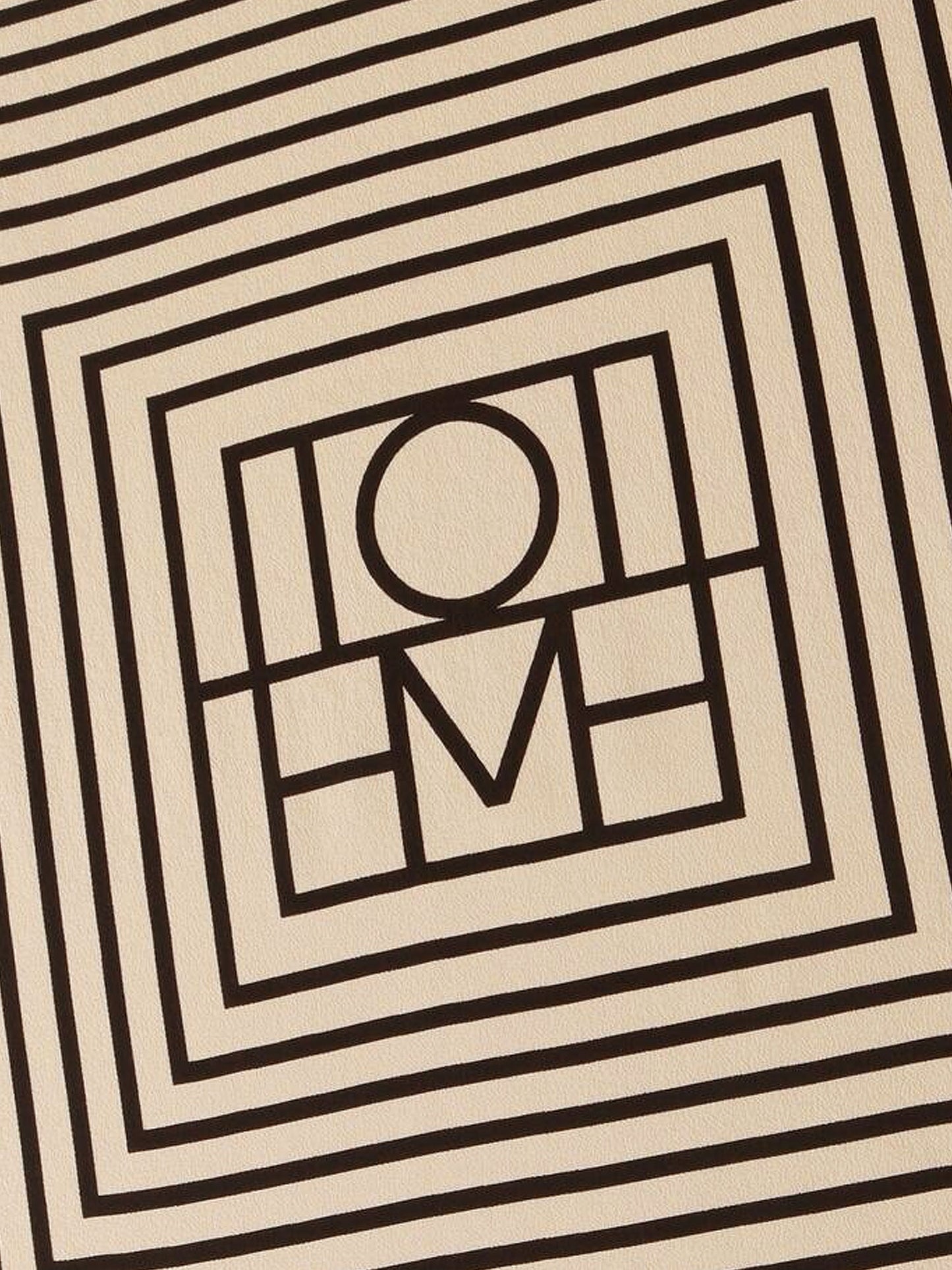 Centered Monogram silk foulard