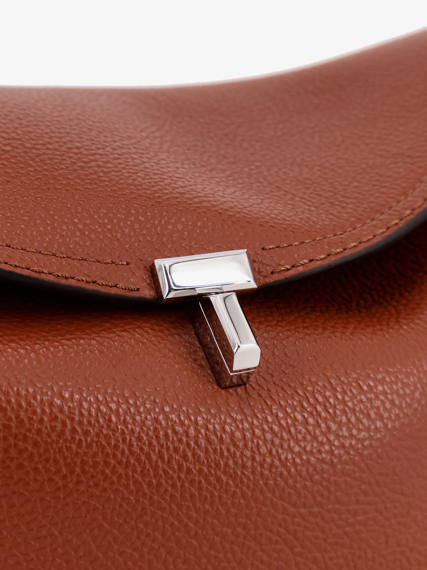 T-Lock Suede Shoulder Bag