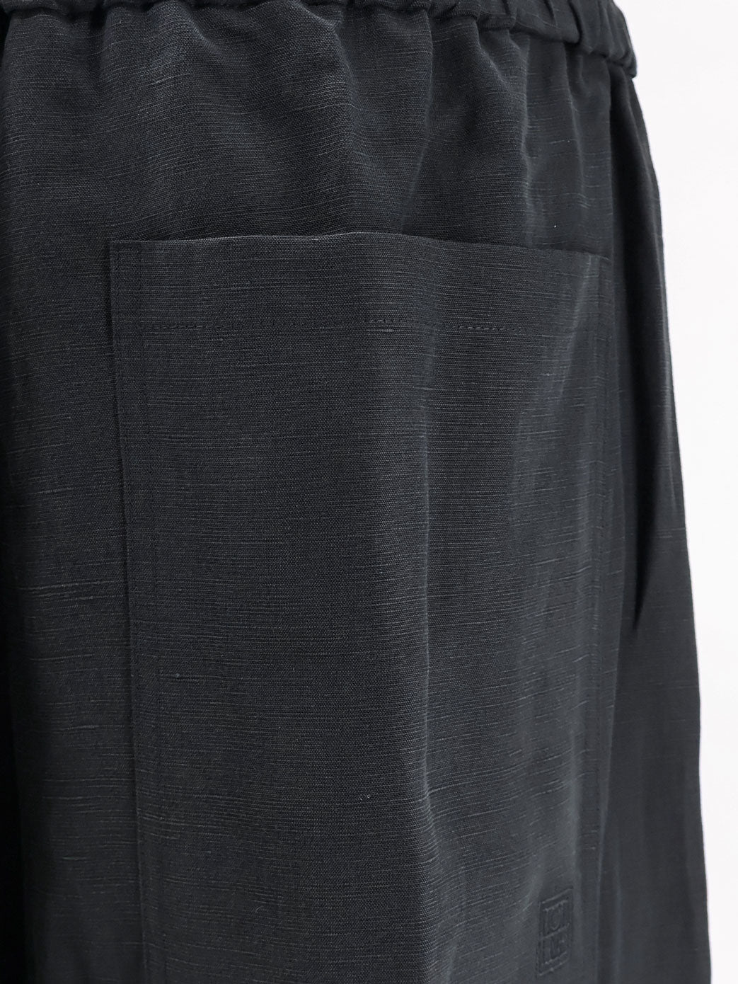 Linen and lyocell blend trousers
