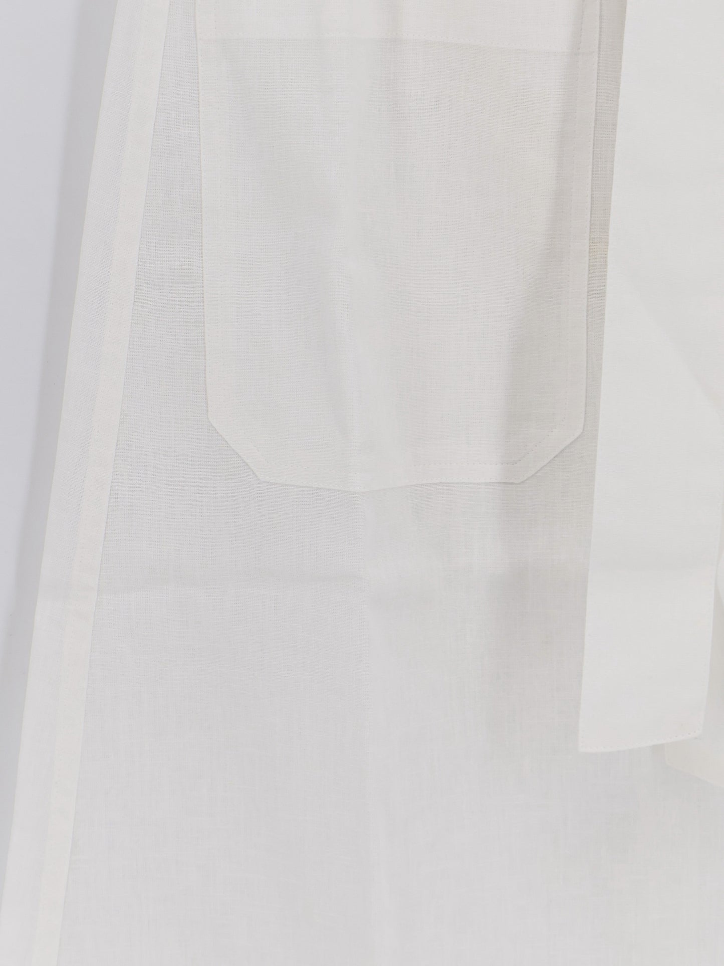 Gonna Tie-Waist in cotone e lino