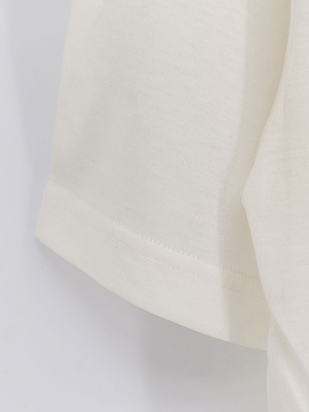 Silk and cotton blend T-shirt