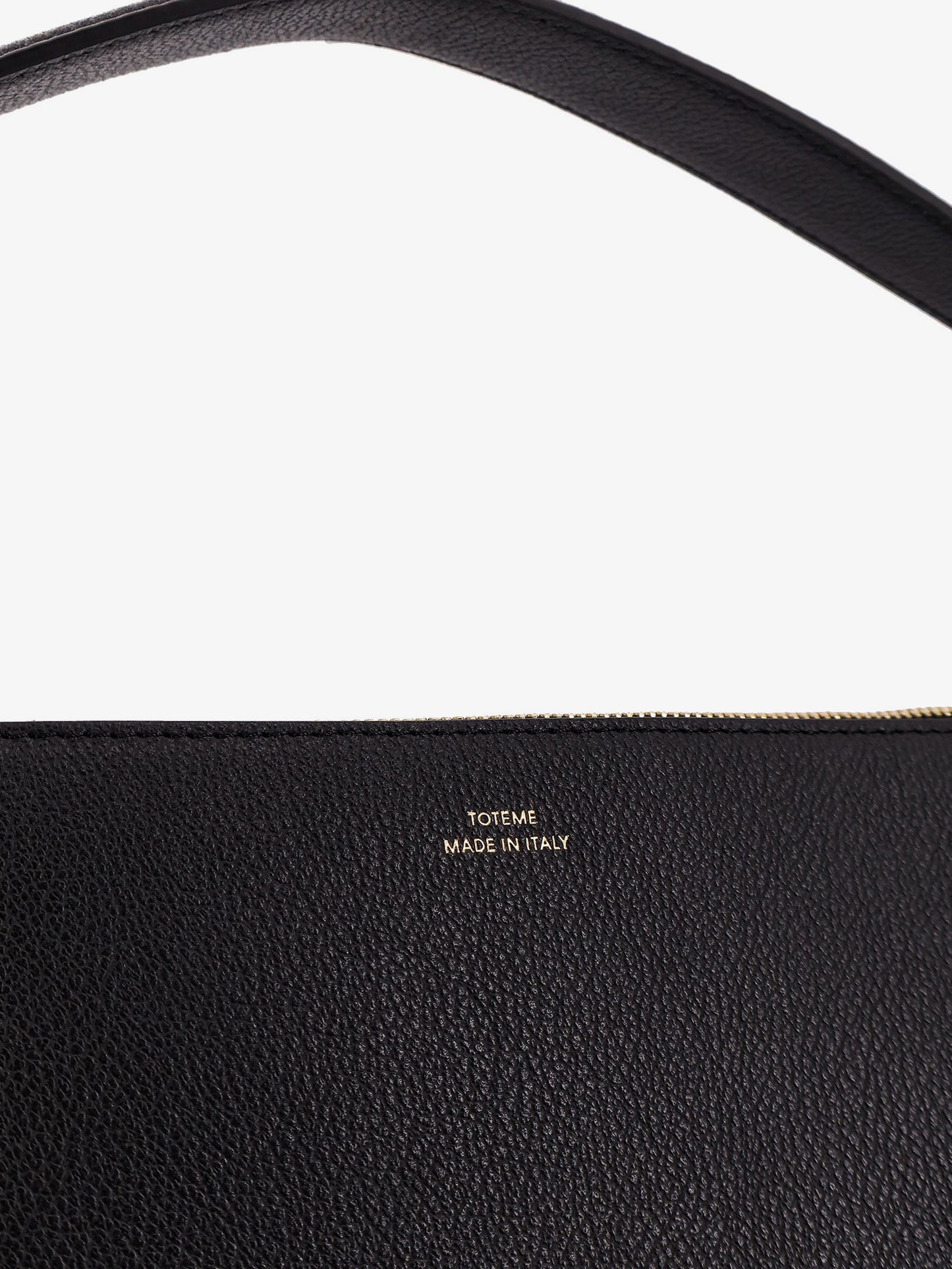 Bevel leather shoulder bag