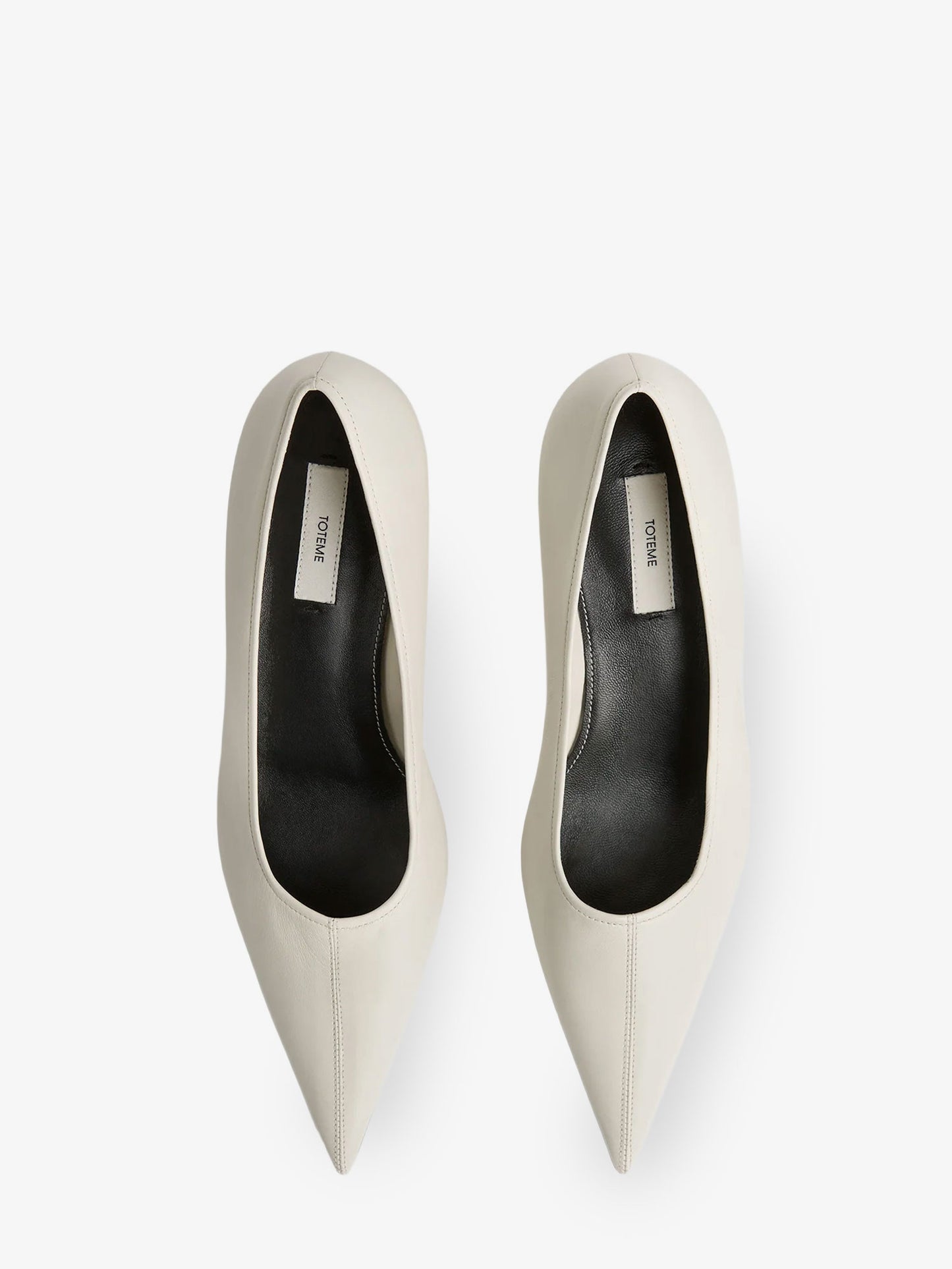 Sharp Wedge leather pumps