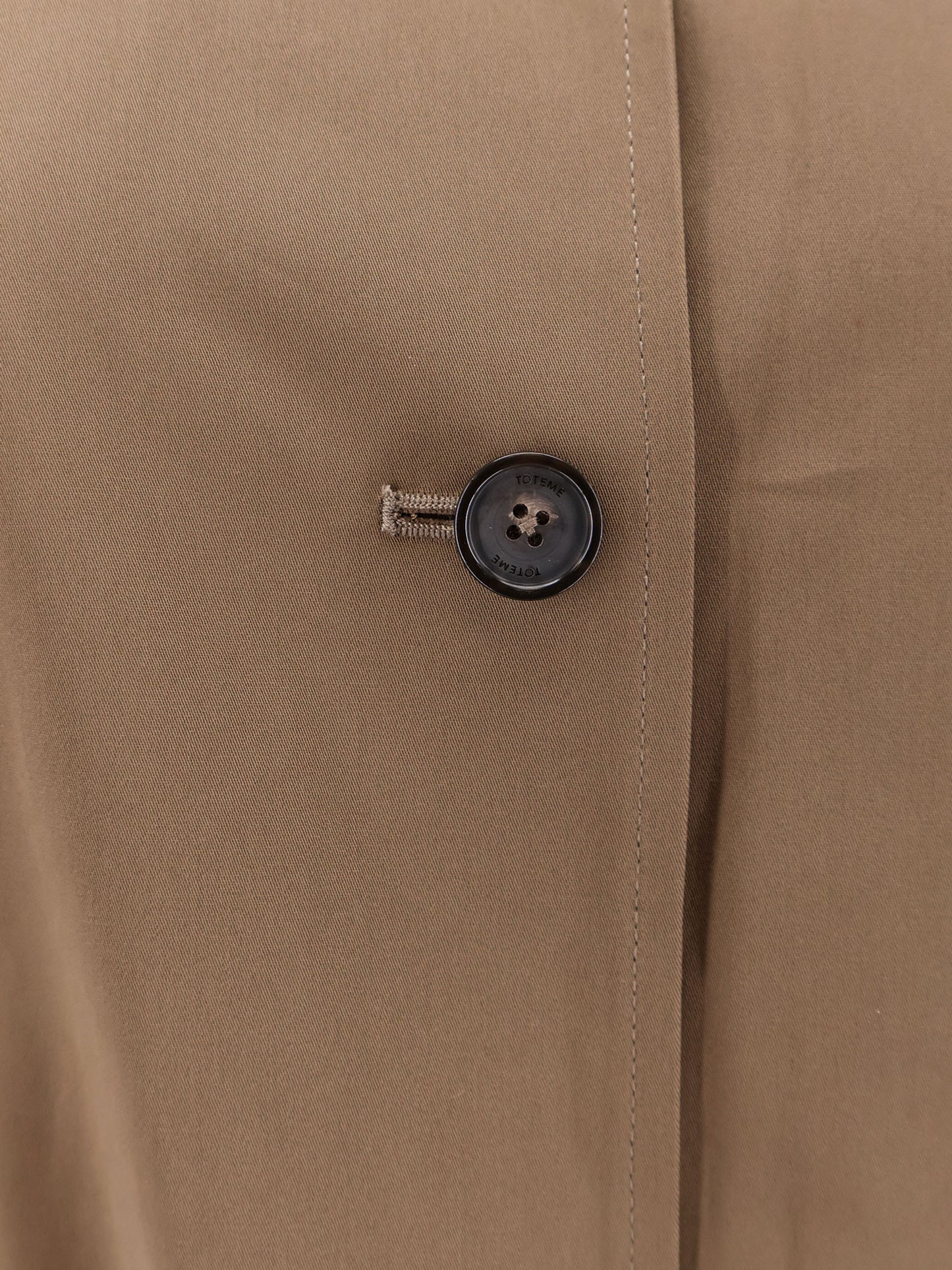 Organic cotton trench coat