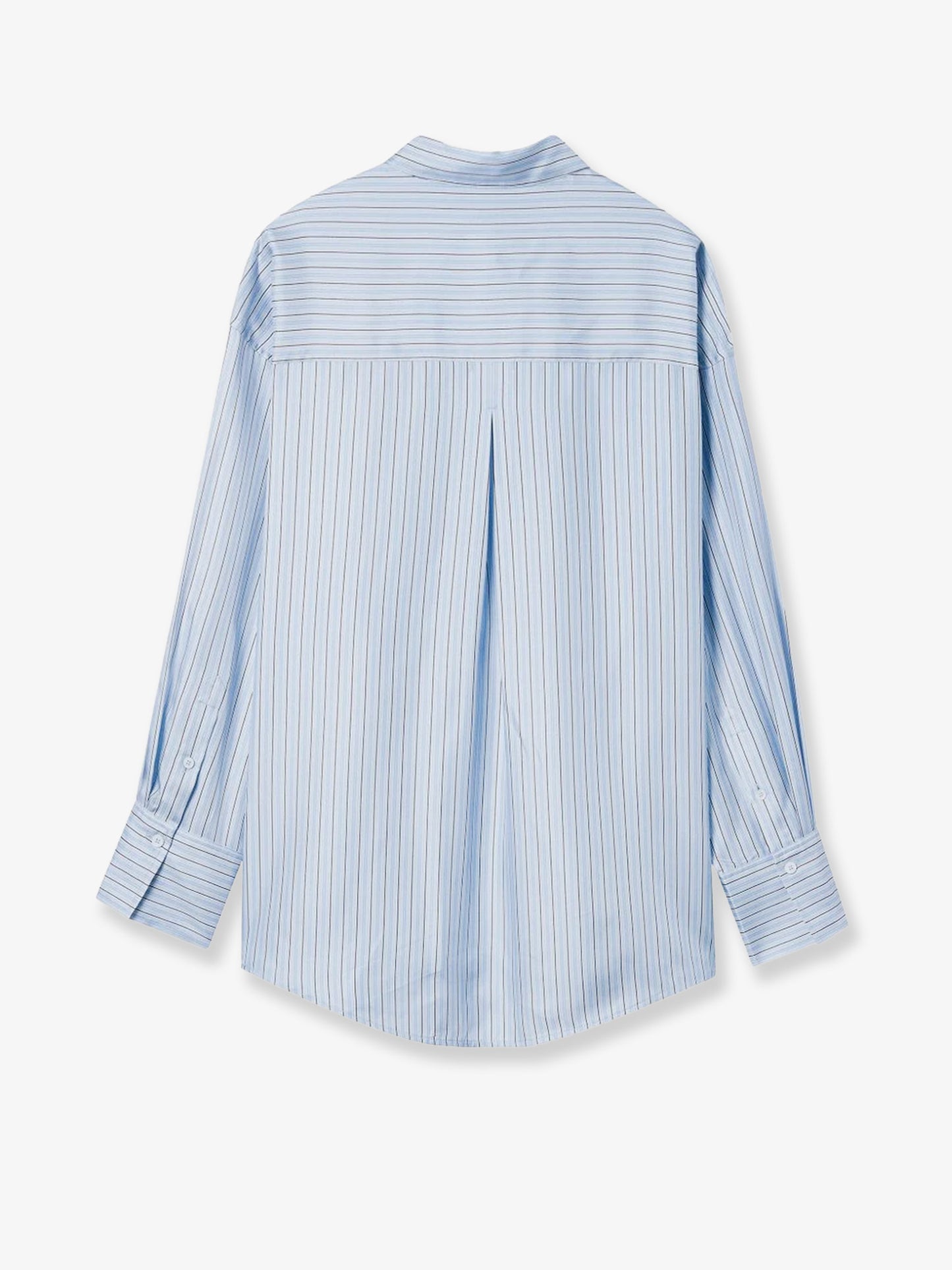 Silk shirt with striped pattern