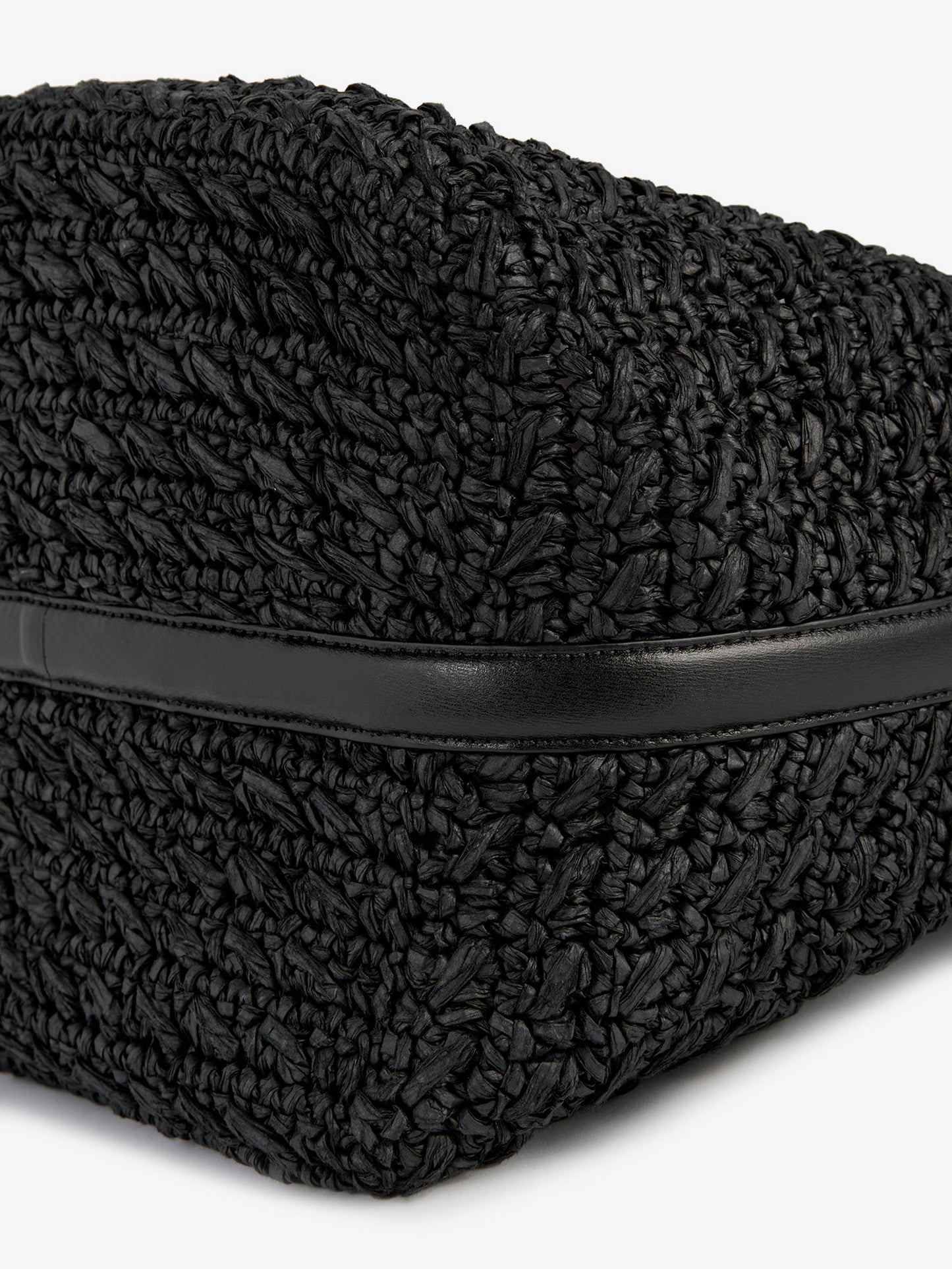 Raffia shoulder bag