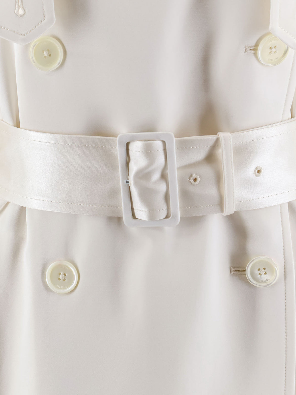 Satin trench coat