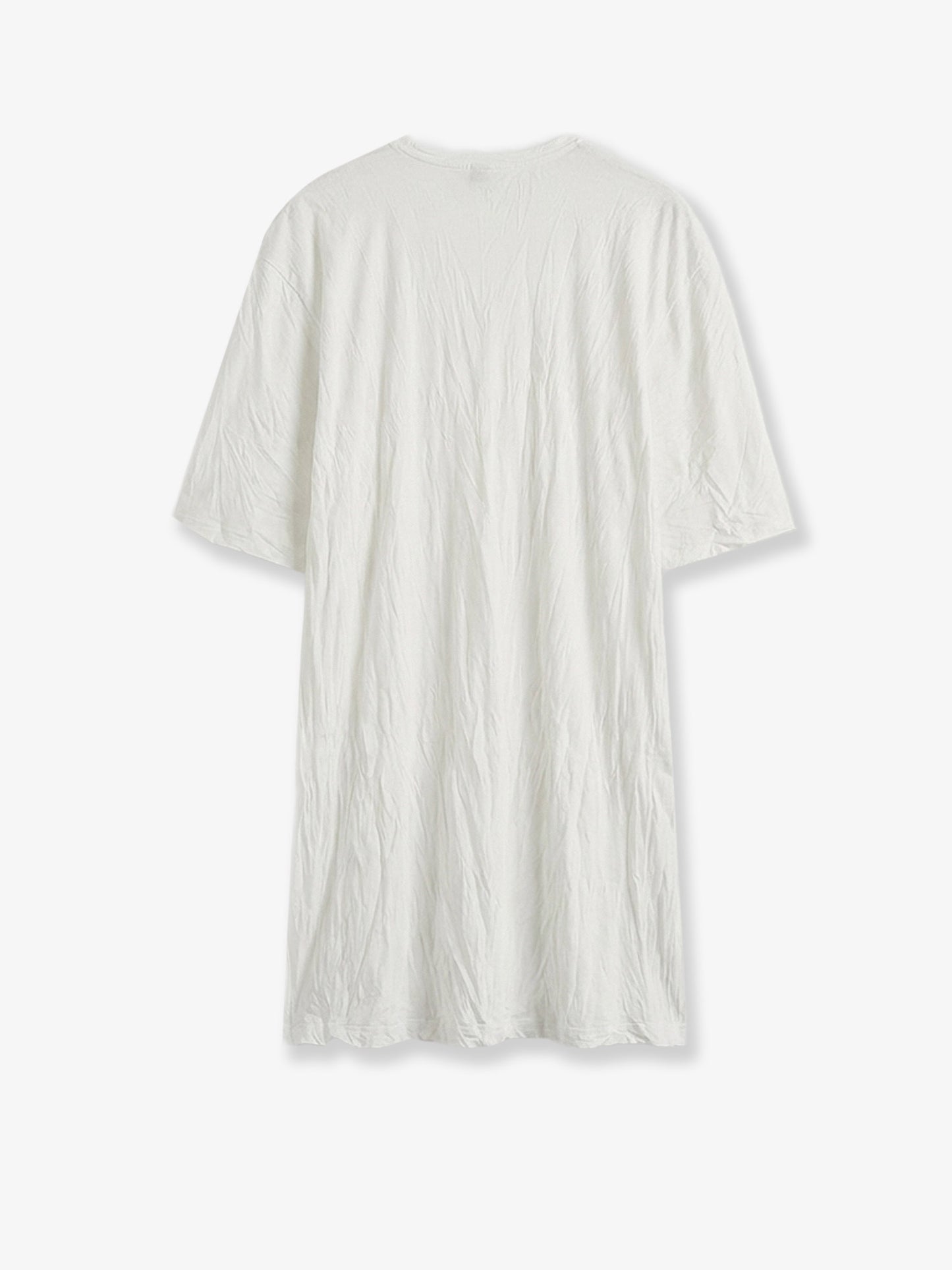 Relaxed fit short cotton blend dress