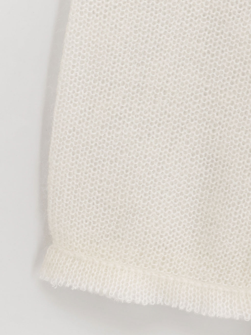 Mohair and wool blend sweater