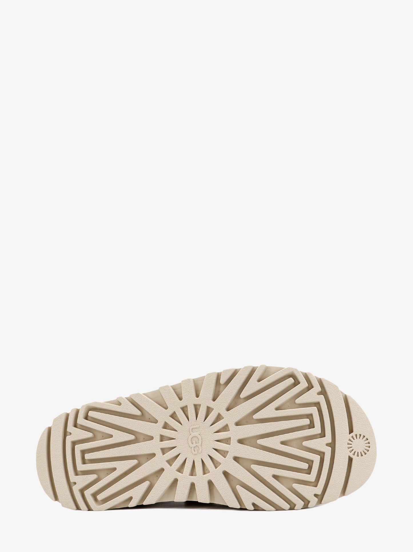 Rubber sandals with embossed logo