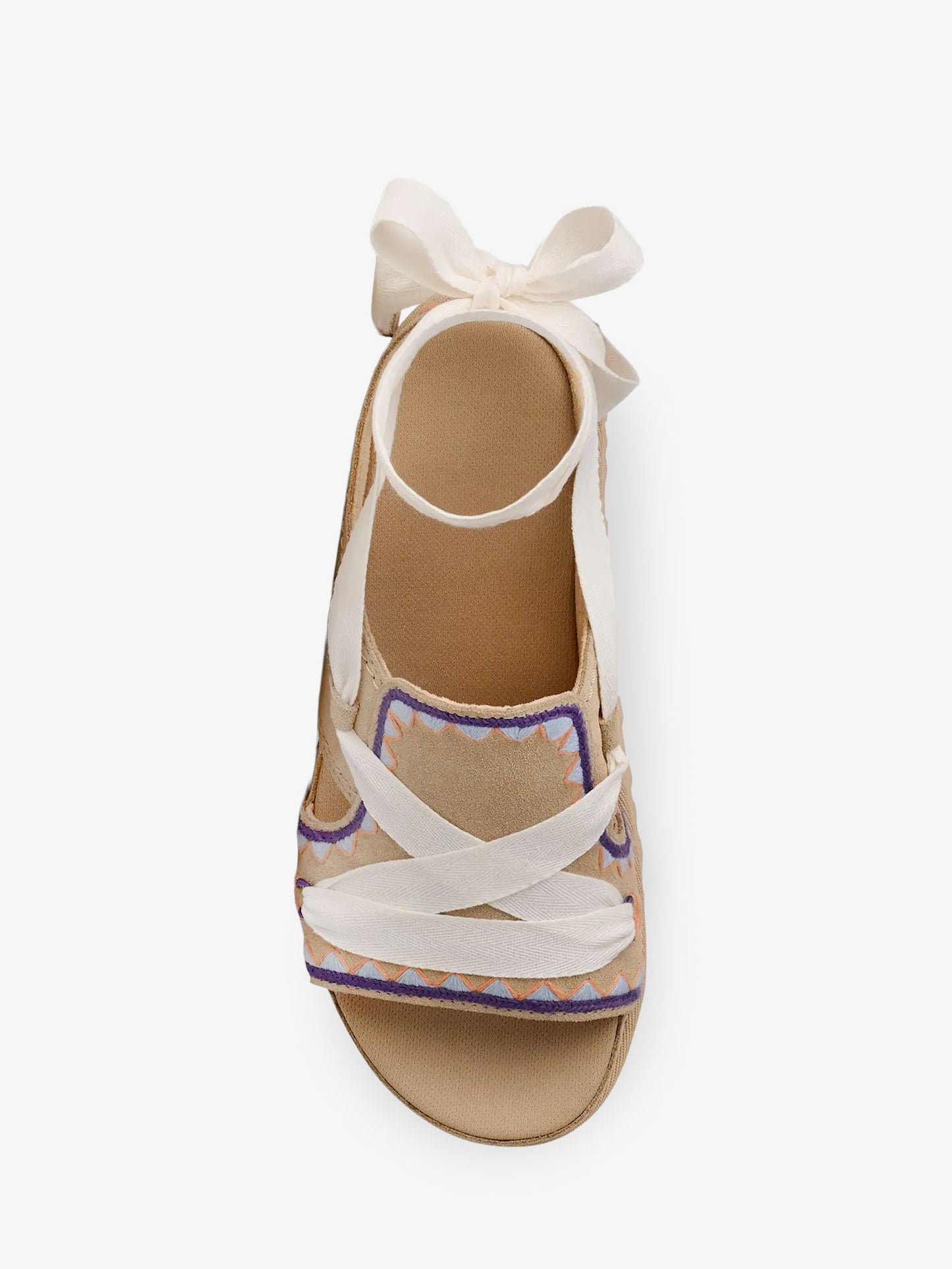 Goldenstar Hi Artistitch suede sandals
