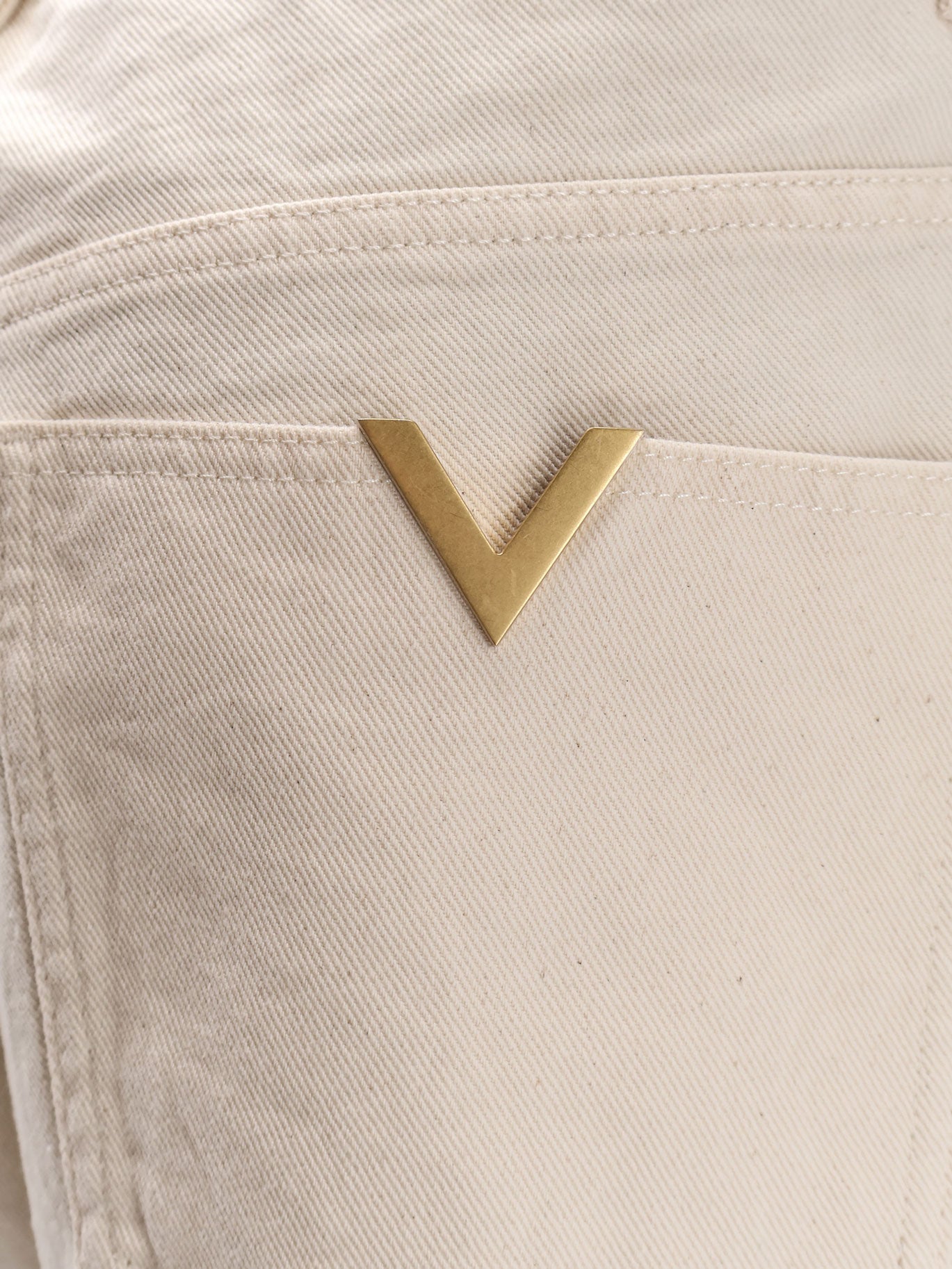 Pantaloni cinque tasche in cotone
