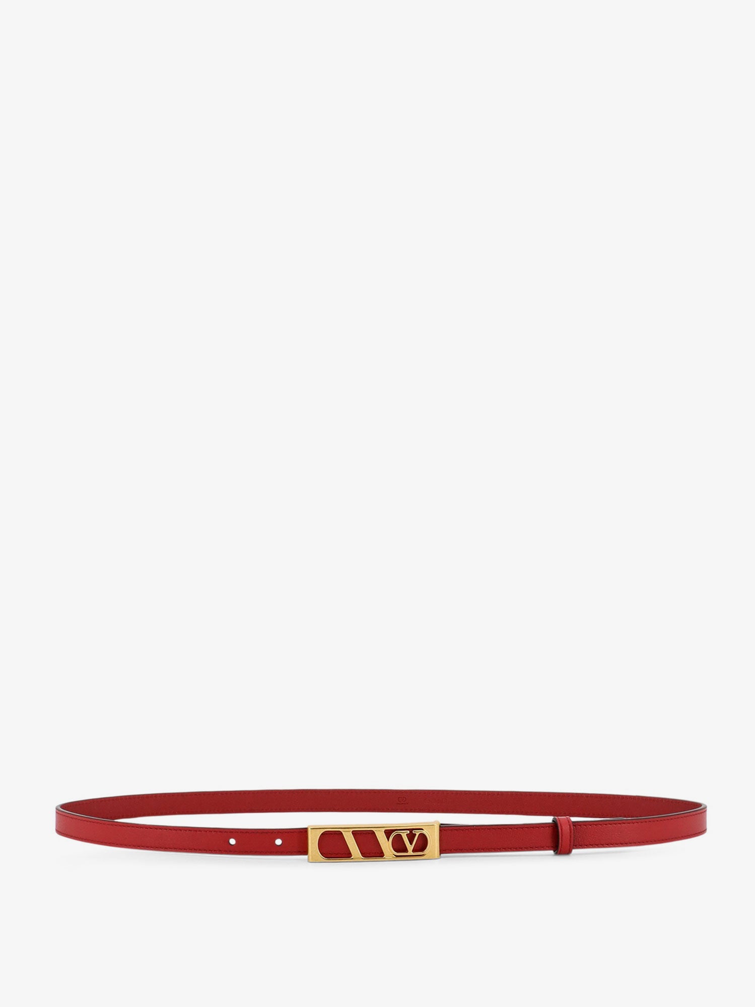 Valentino Vlogo Signature Leather Belt, Red Valentino Garavani Black And Red Vlogo Signature Reversible  main image 4