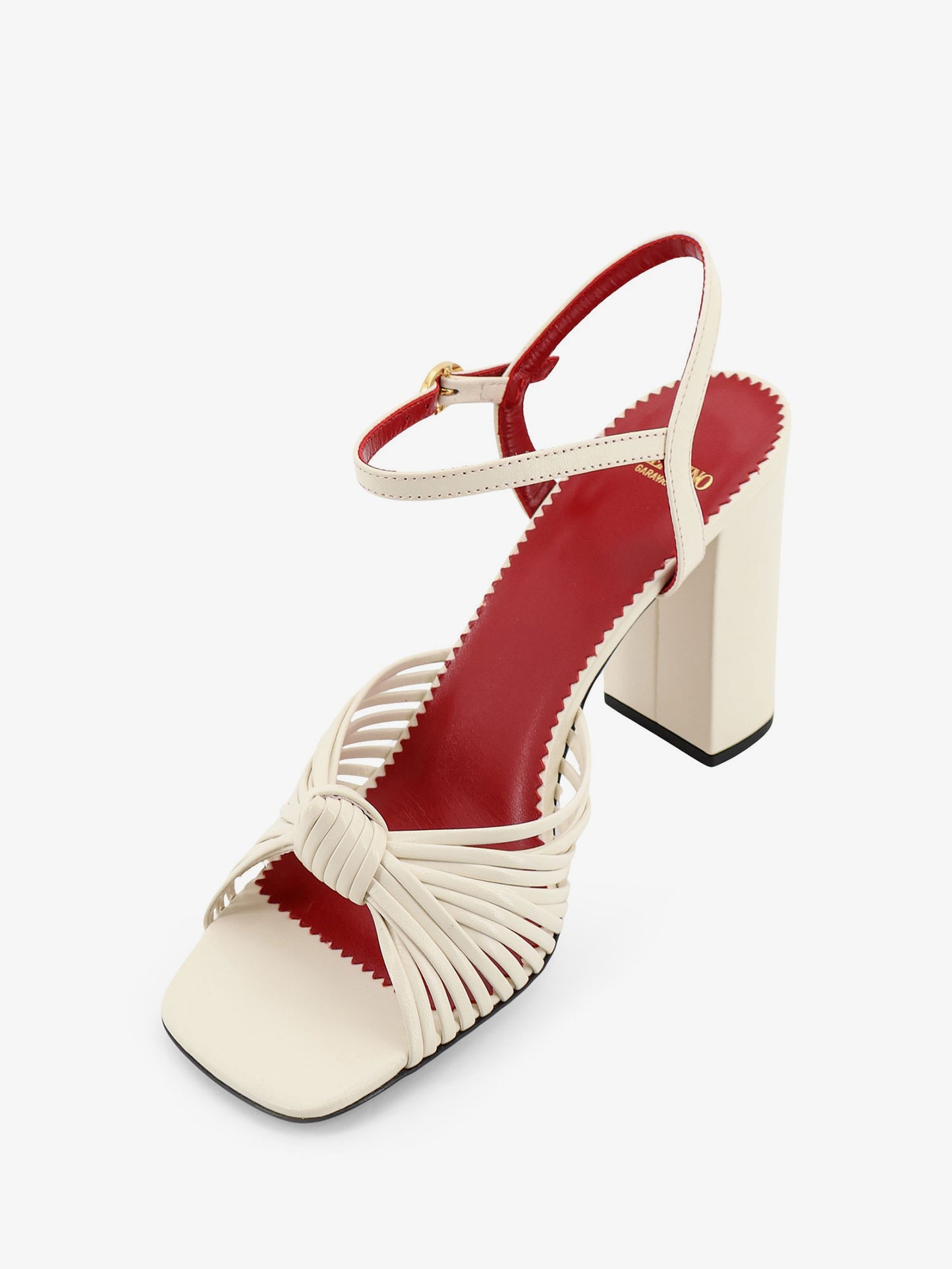 VG Annet leather sandals with metal VLogo