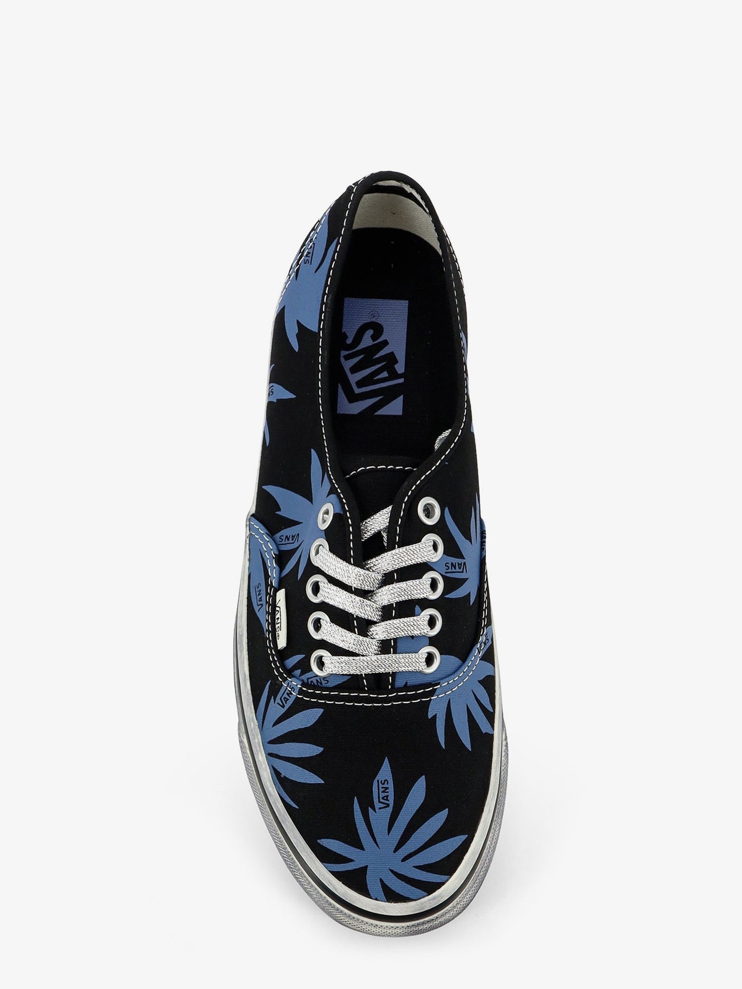 Lx authentic 44 canvas sneakers with contrasting print