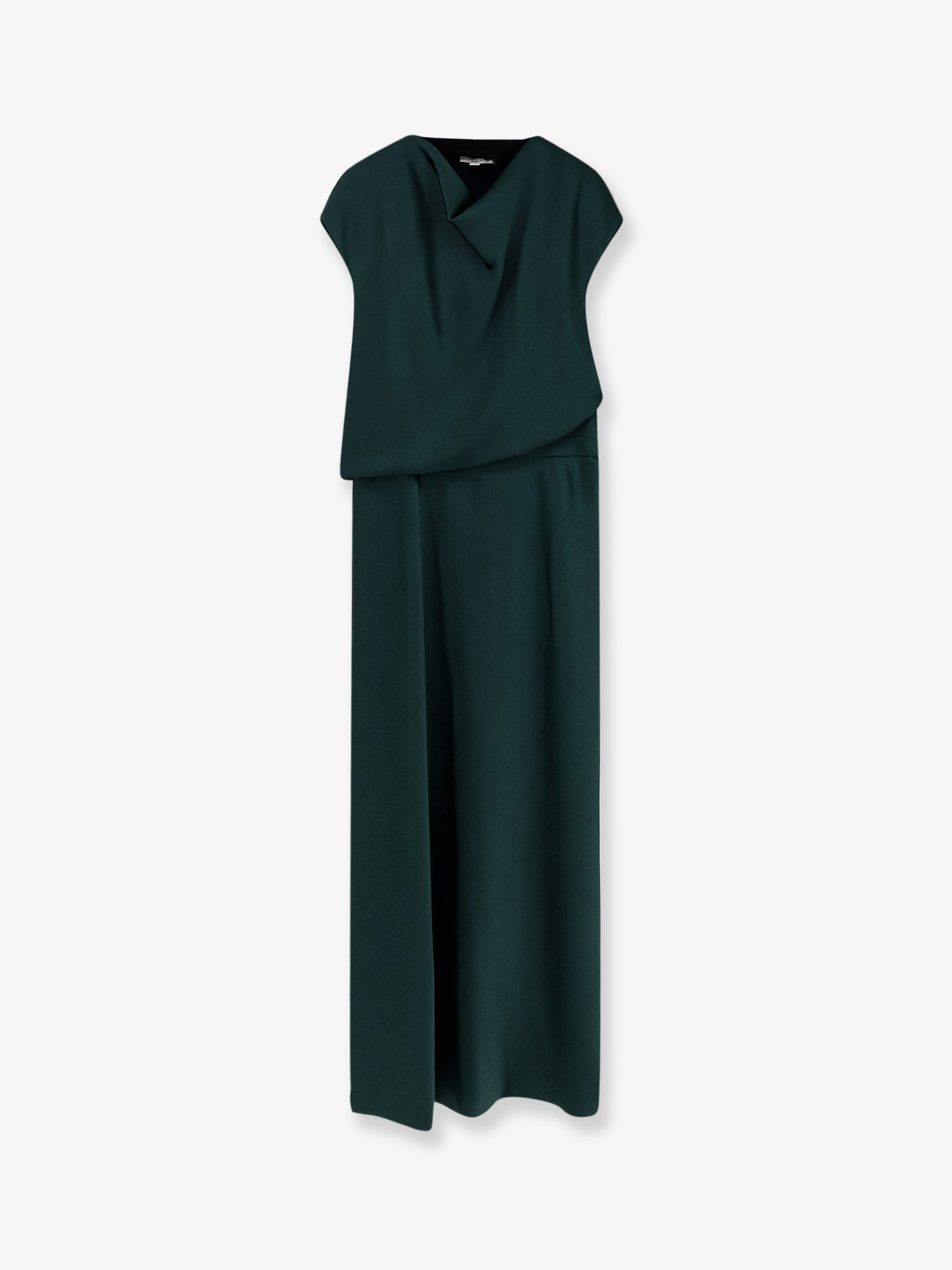 vince satin dress Pleated Satin Long-Sleeve Dress in Dresses & Skirts