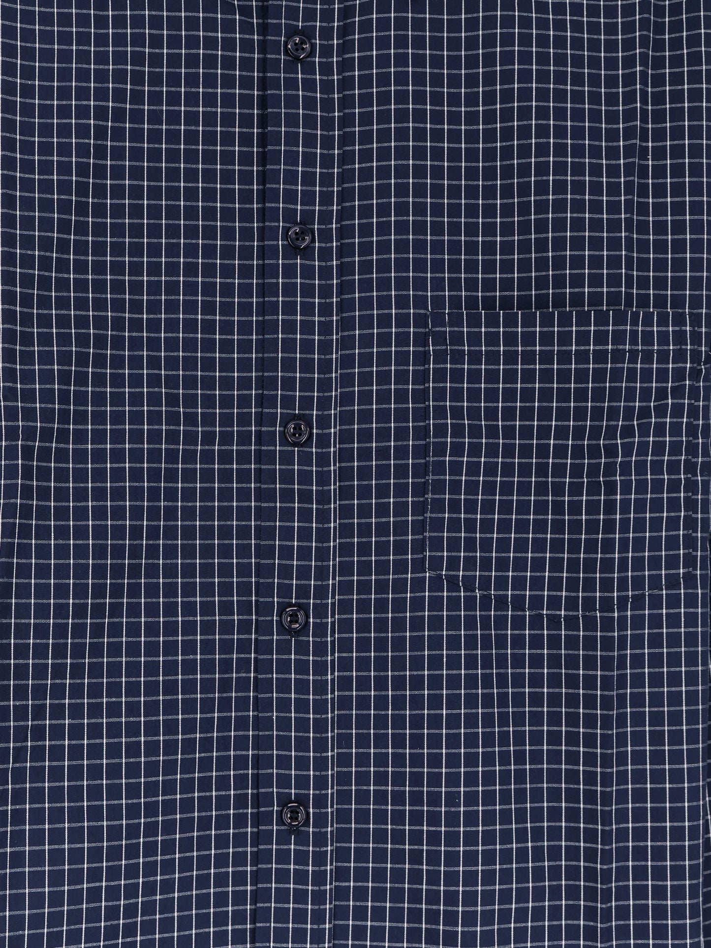 Cotton shirt with Plaid print