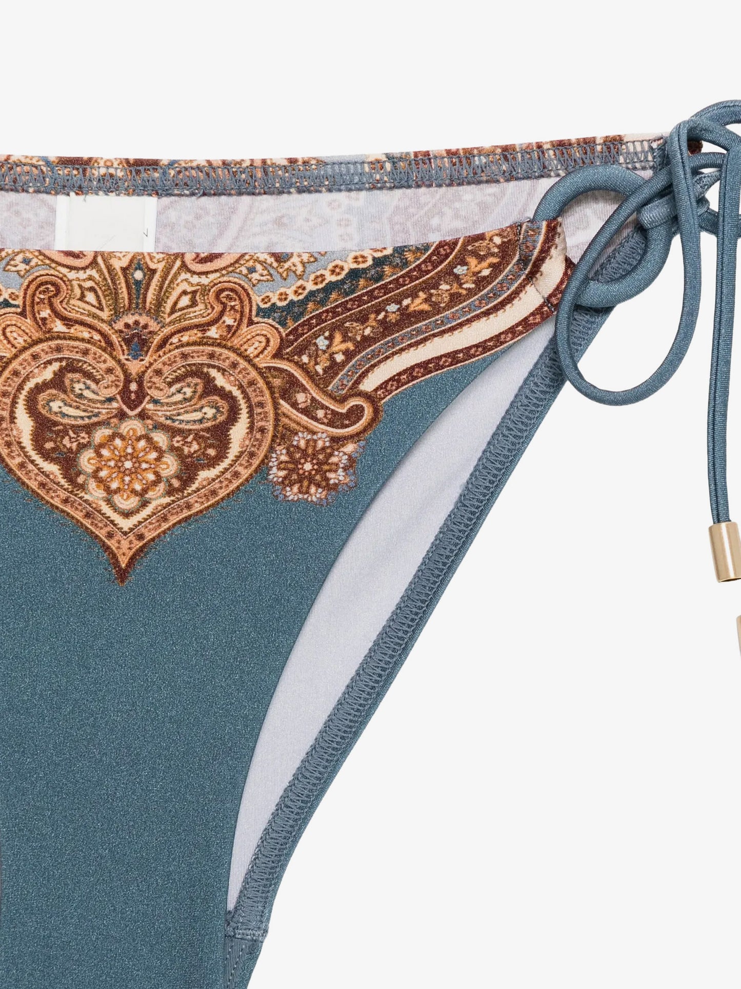 Bikini Mahon in nylon con stampa paisley