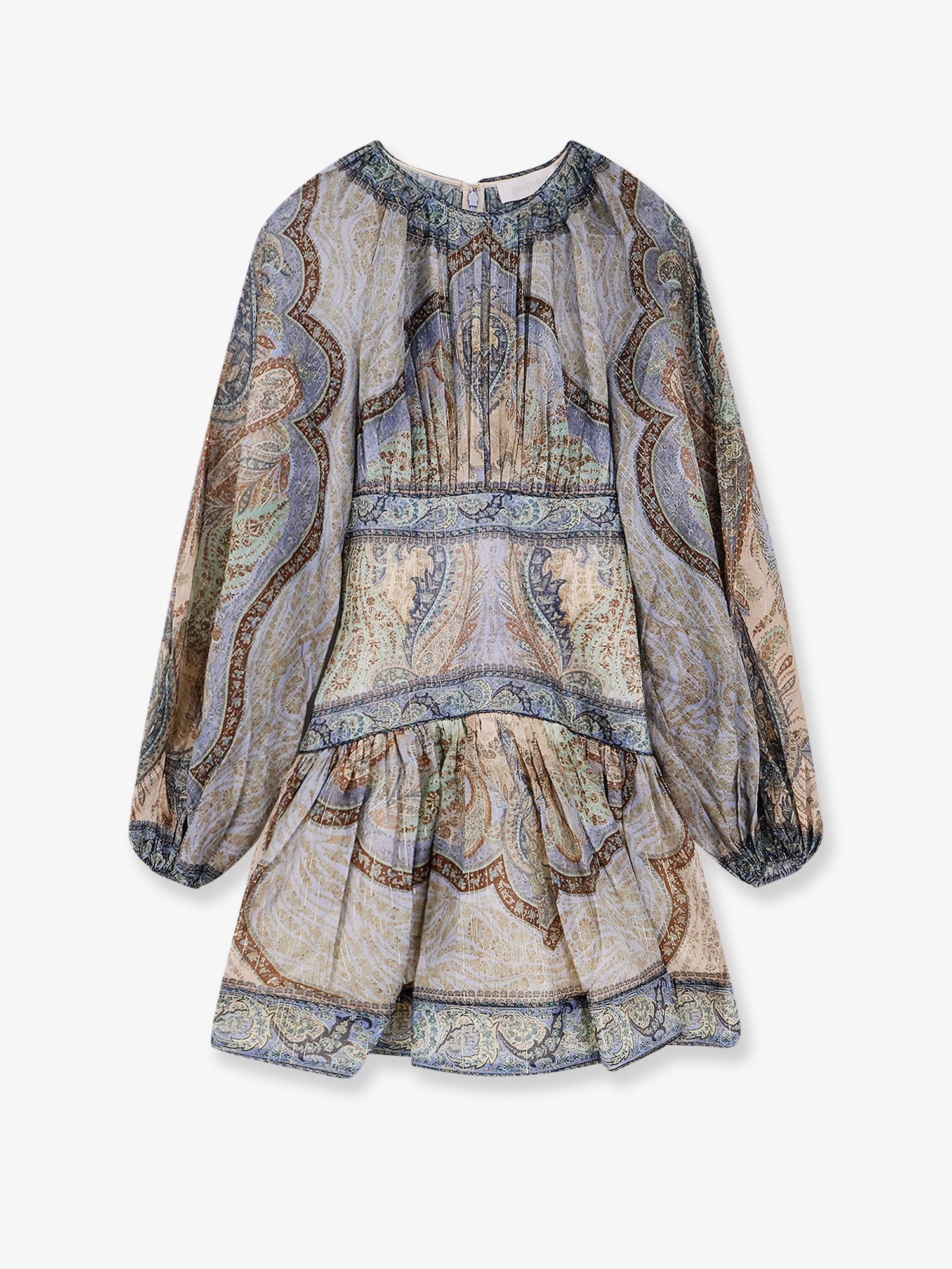 Wanderlust Cotton And Silk Mini Dress ZIMMERMANN