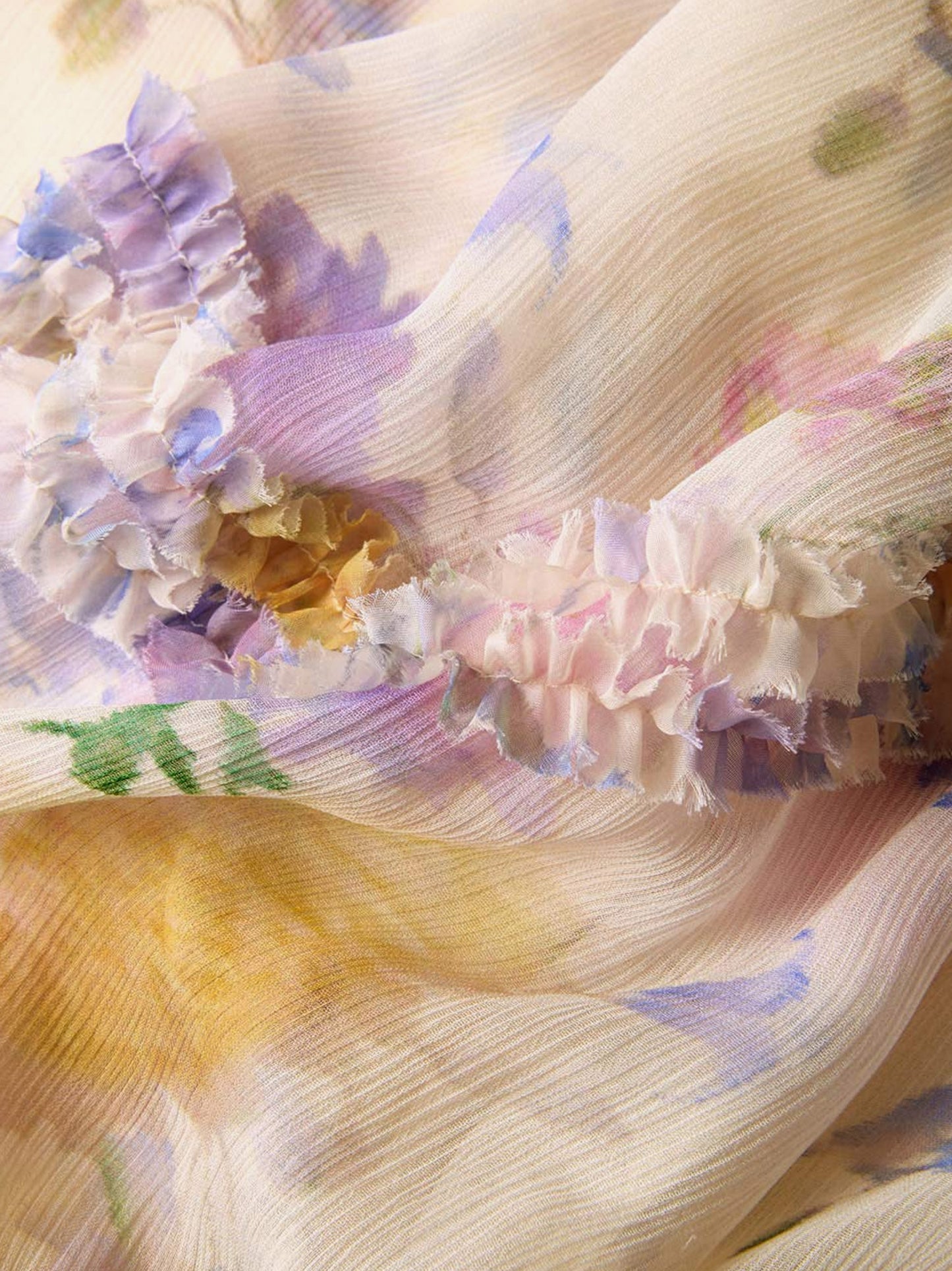 Luna viscose shirt with floral print