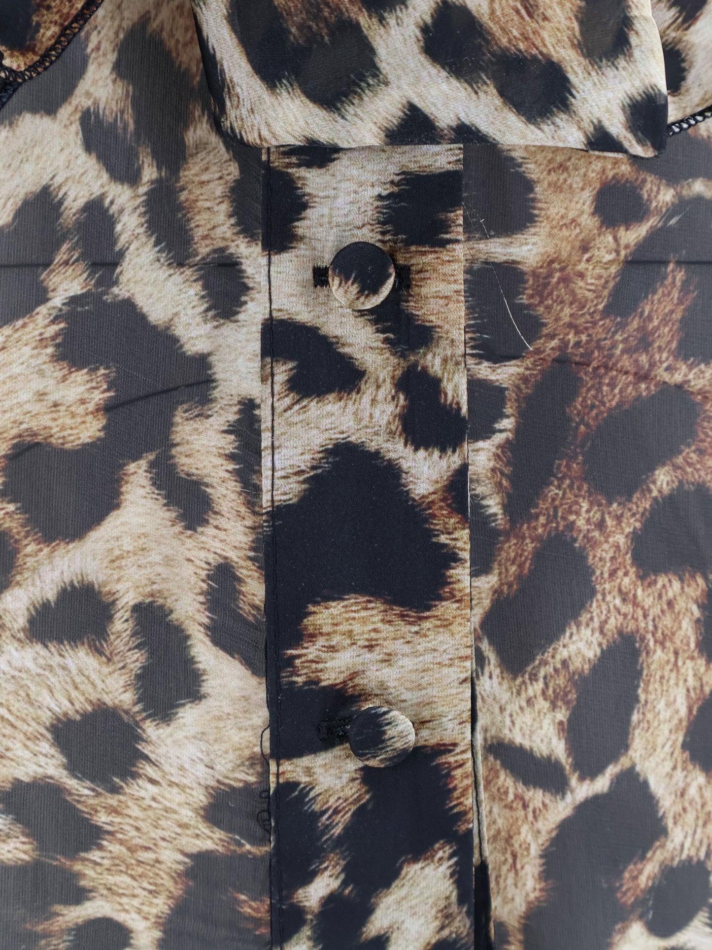 Shirt with animal print