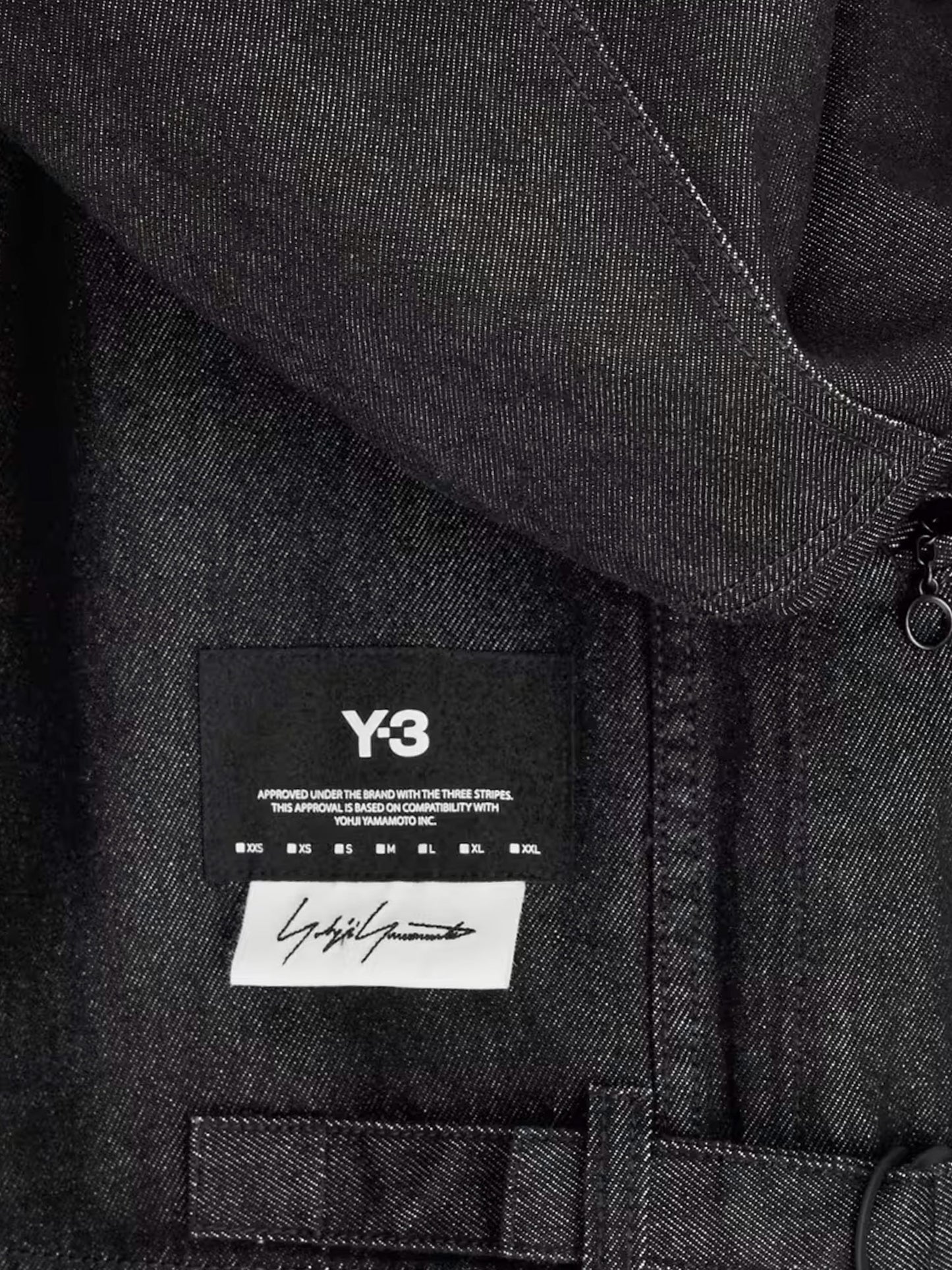 Black denim jacket